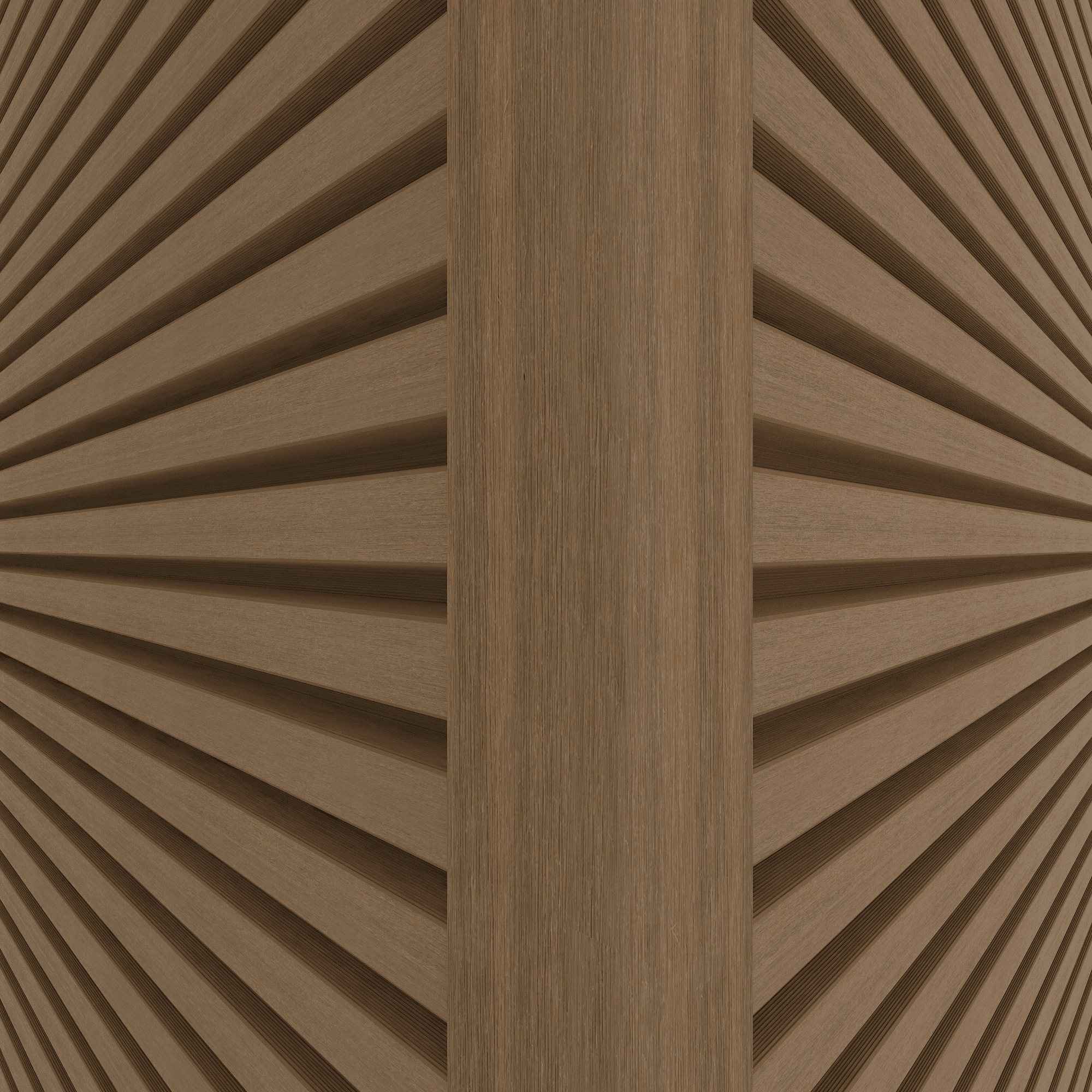 NewTechWood | hoekprofiel t.b.v. Castellation PRO | 6x6x300cm | Teak