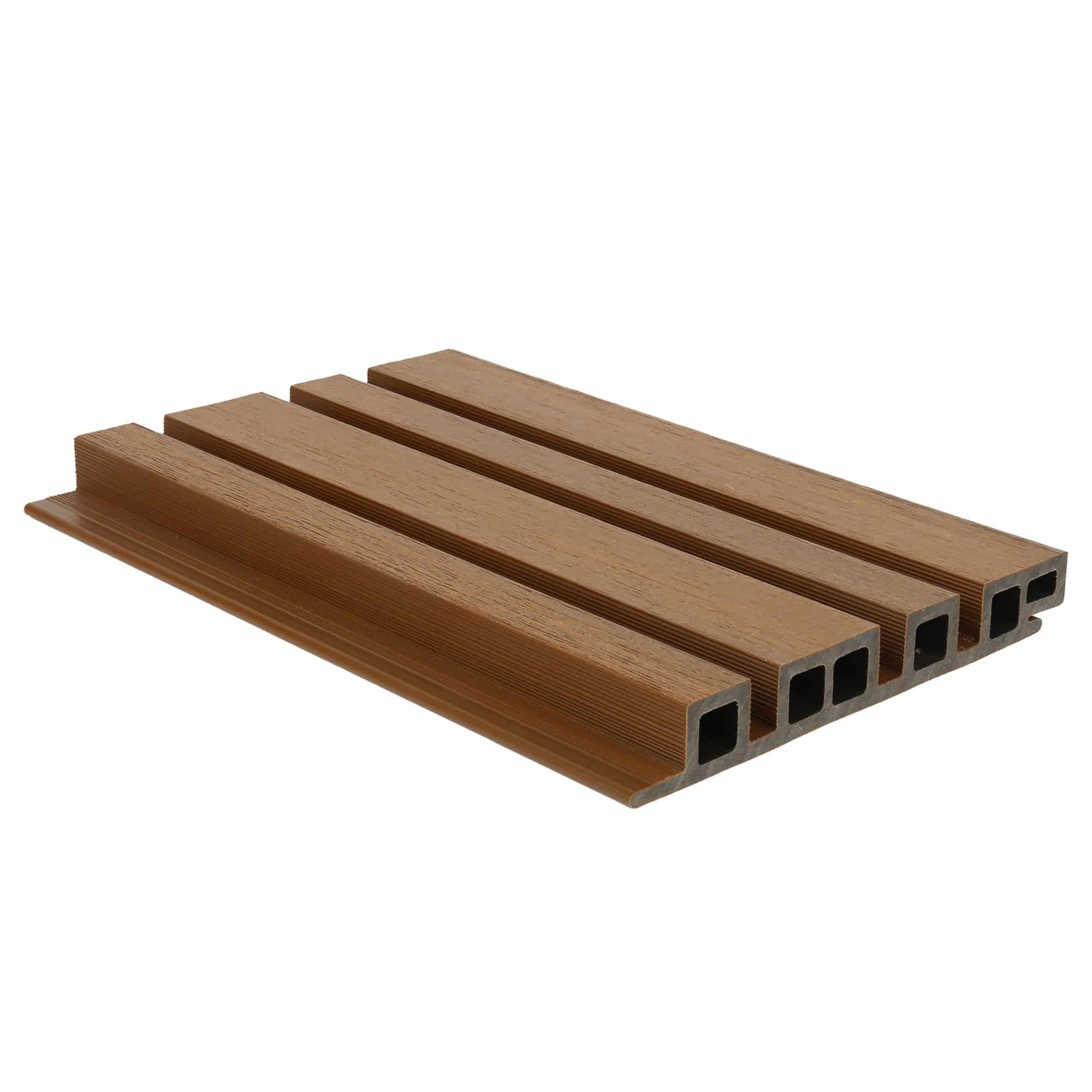 NewTechWood | wand bekleding castellation | 4325 profiel | 2,5x19,6x290cm | Red Cedar