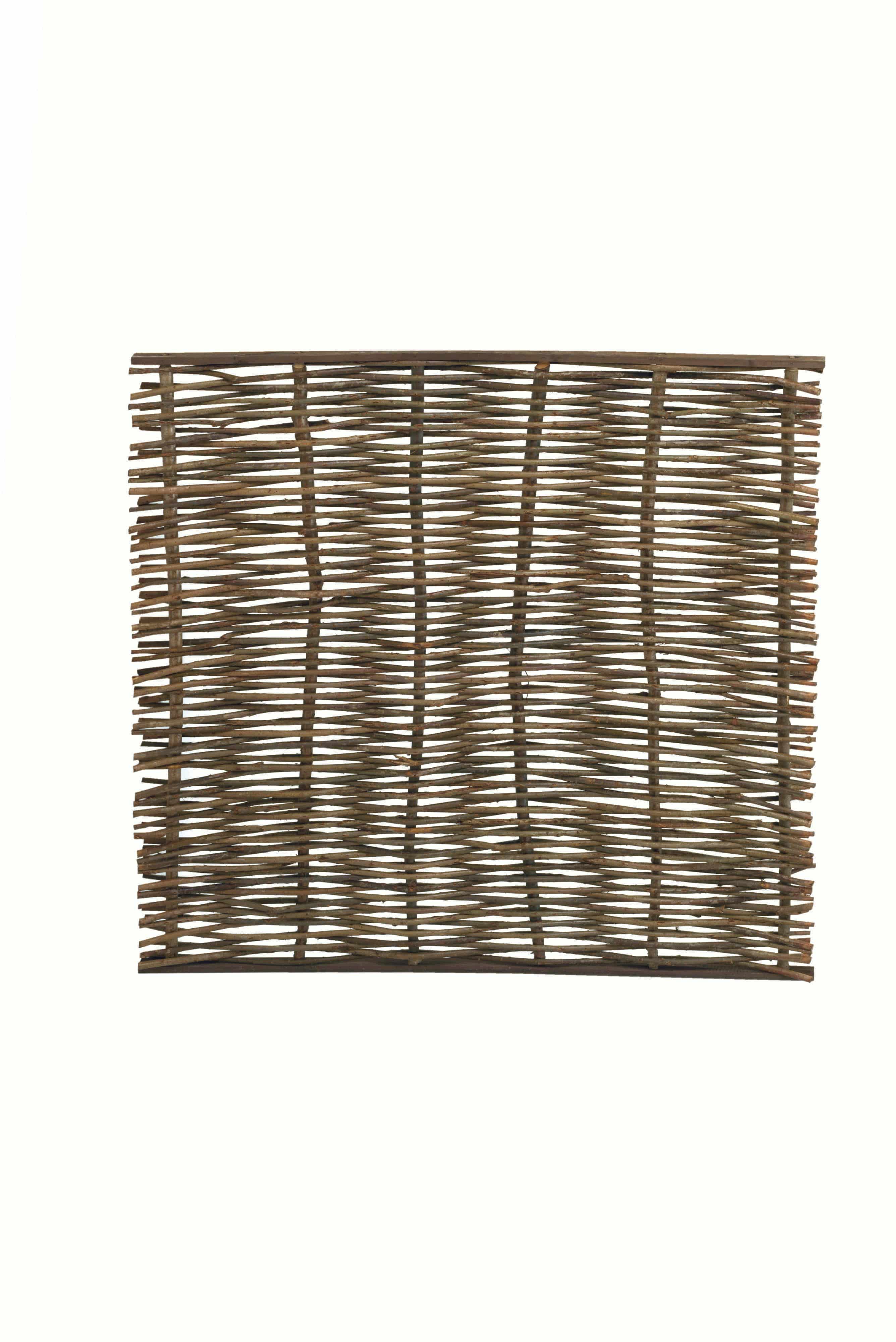 Wilgentenenscherm | grof | beide zijden voorzien van latten | 180x180cm