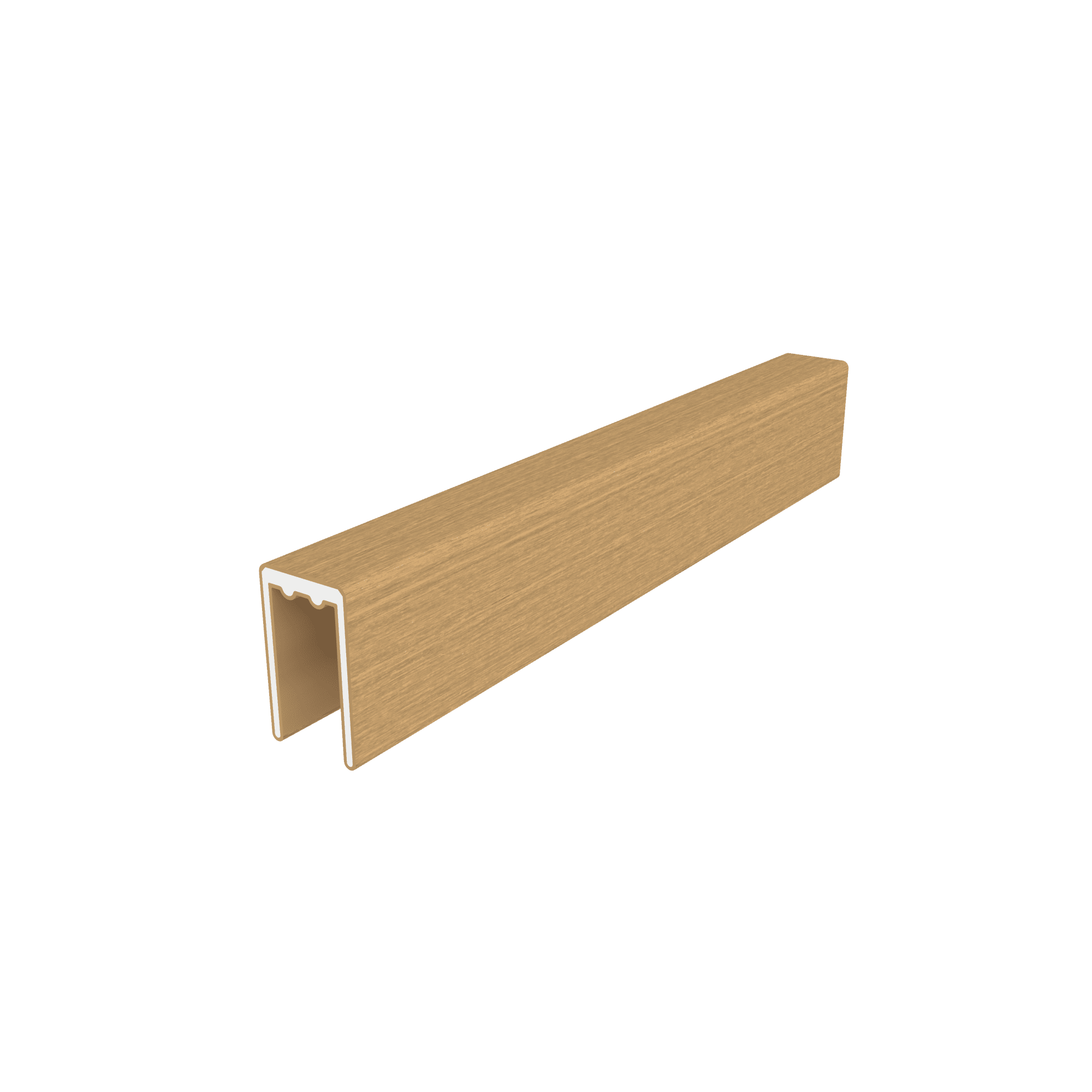 NewTechWood alu co-extrusie frameset t.b.v scherm i.c.m betonpalen | Red Cedar