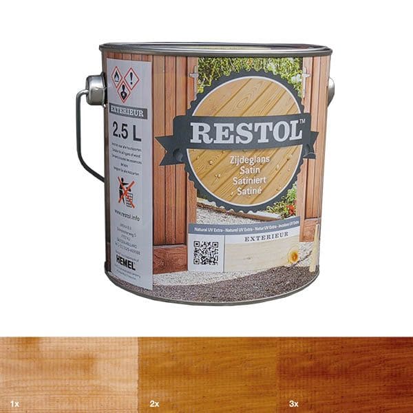 Restol | Houtolie | Notenbruin | zijdeglans | 2,5L
