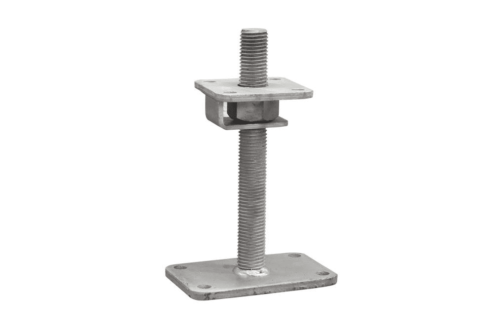 Pitzl paaldrager | compleet | M30 | H=330mm | opwaailip | losse moer