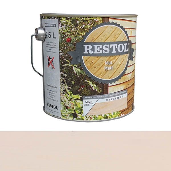 Restol | Houtolie | Parelwit | mat | 0,75L