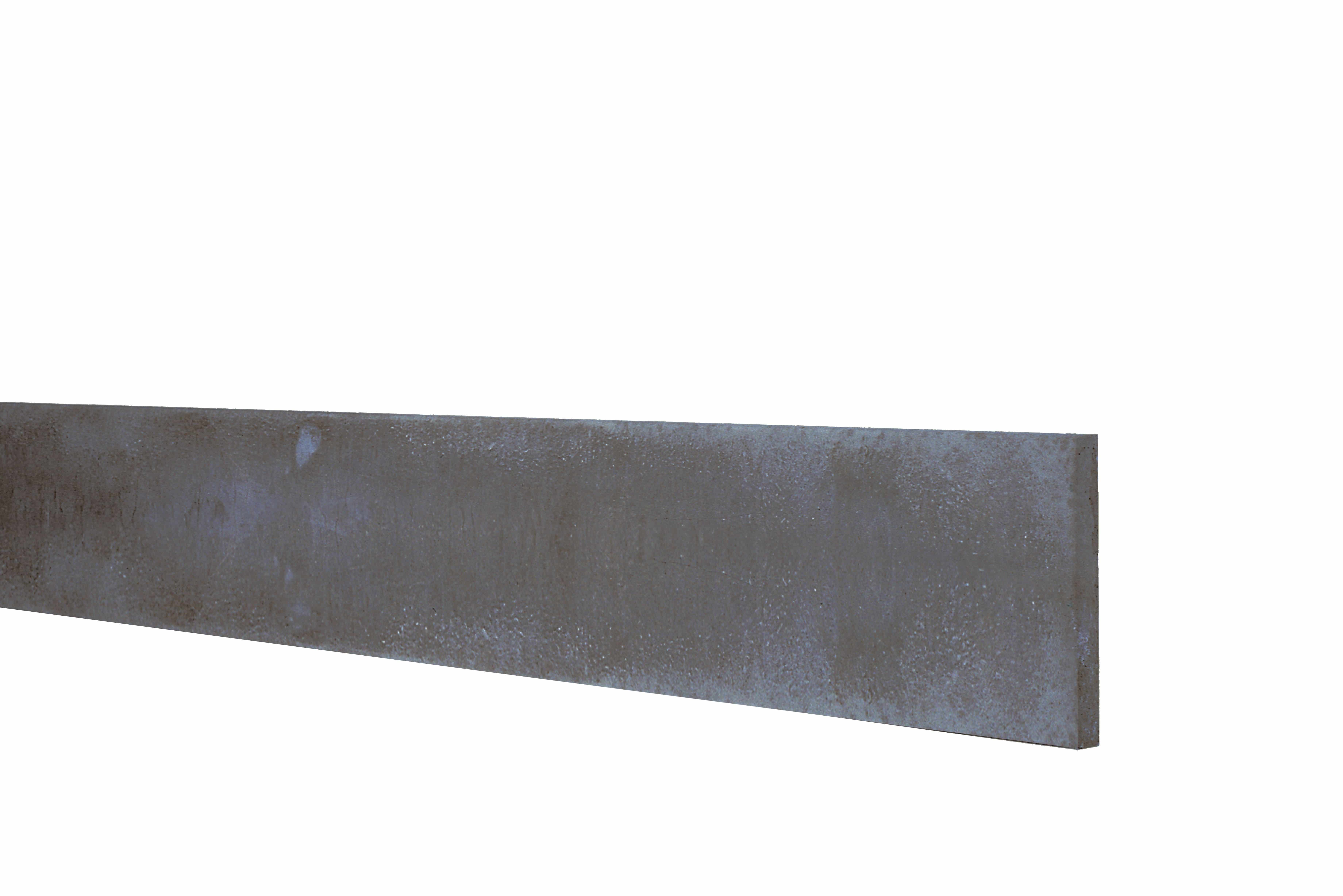 Betonplaat stampbeton | 25x3,5x225cm | antraciet