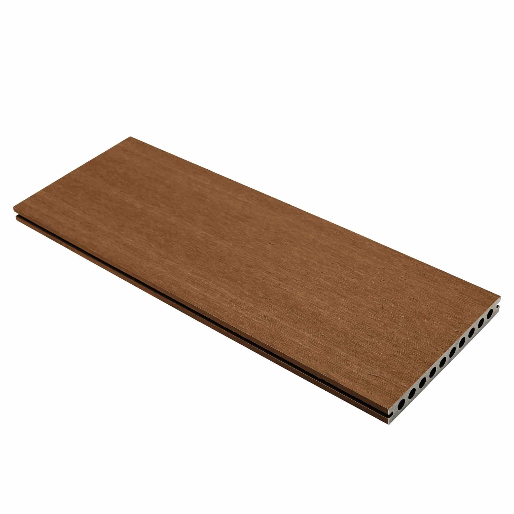 NewTechWood | dekdeel houtstructuur | 2,3x21x400cm | Teak