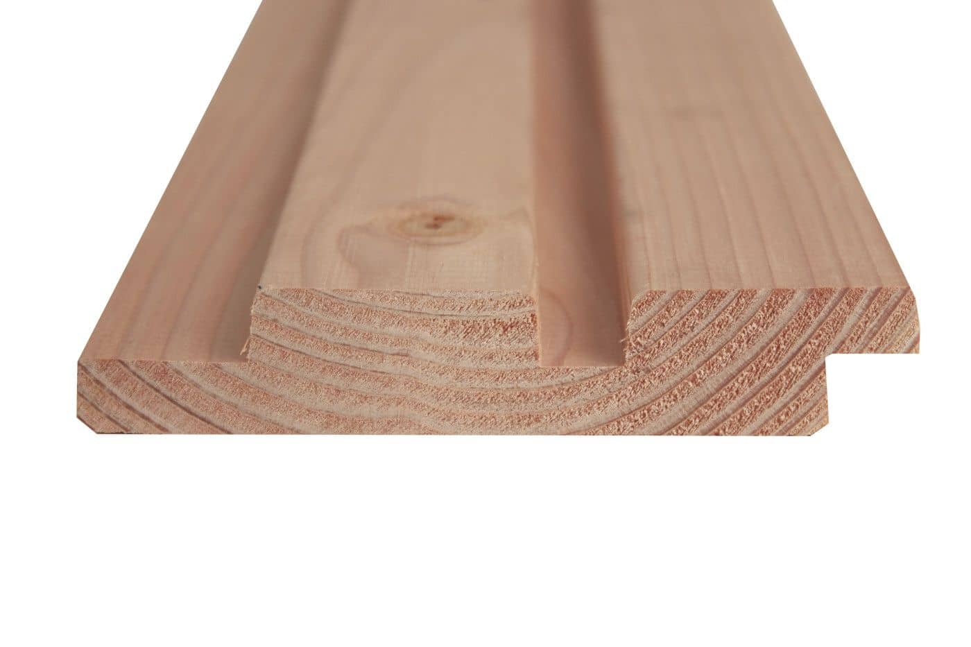 Douglas | rhombusprofiel dubbel | 2,7x14,5x500cm | geschaafd | onbehandeld