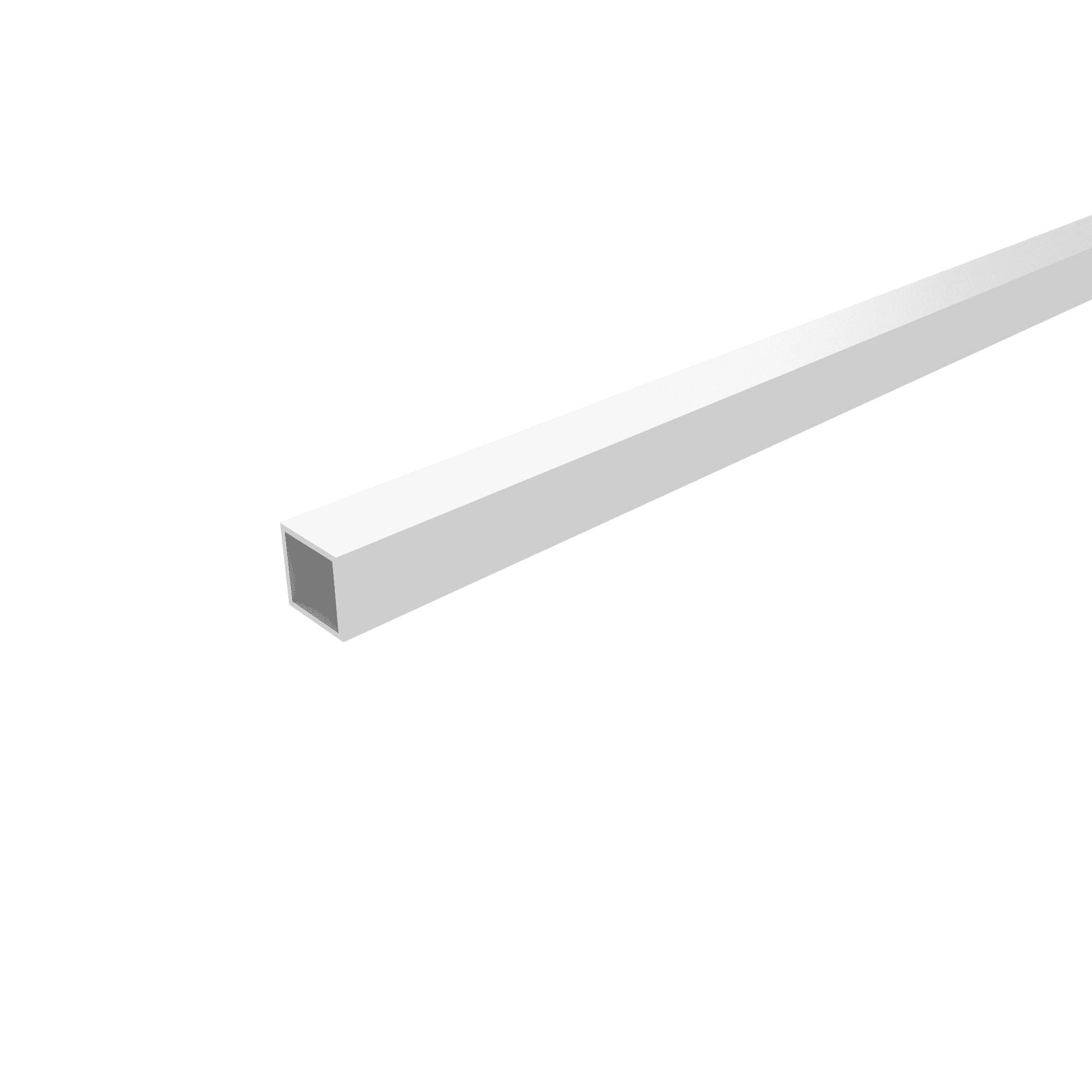 Aluminium opvulstang t.b.v. Newtechwood wand | 2x2x300cm