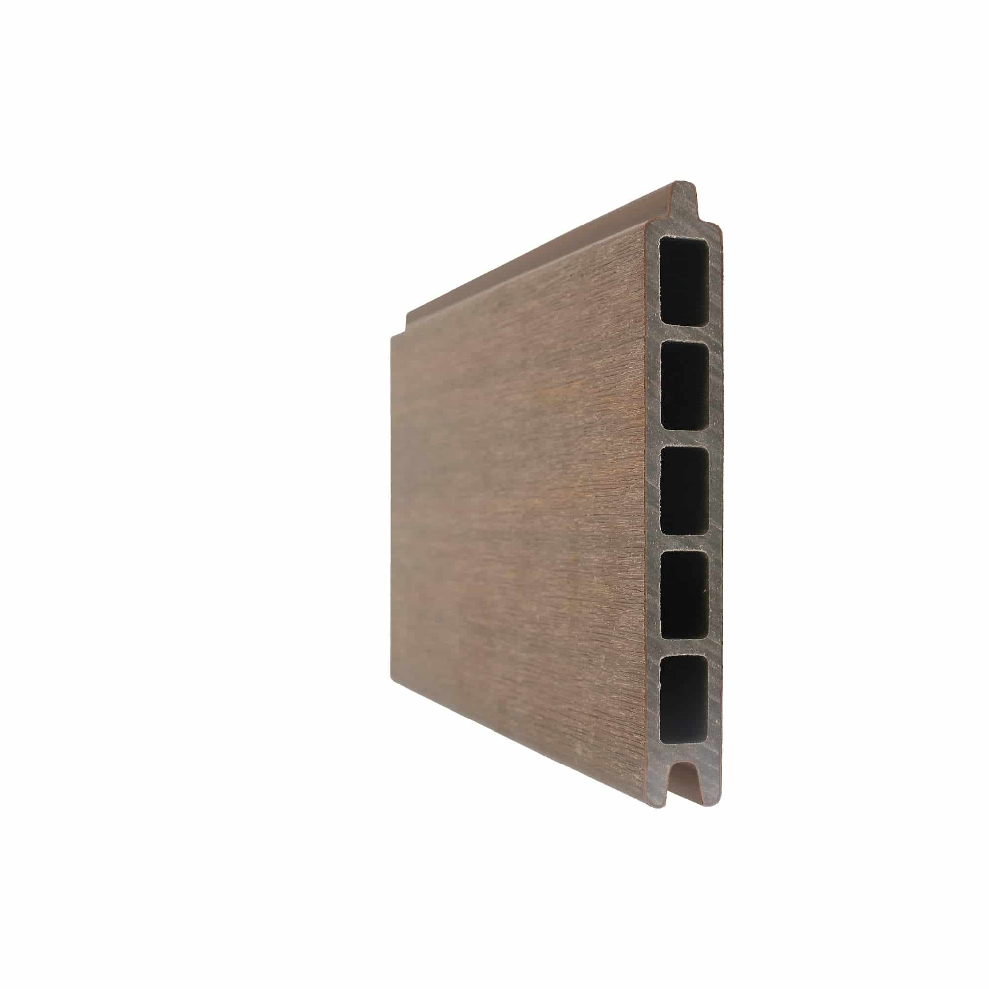 NewTechWood | Co-extrusie composiet schermplank | 2,1x16x180cm | Teak