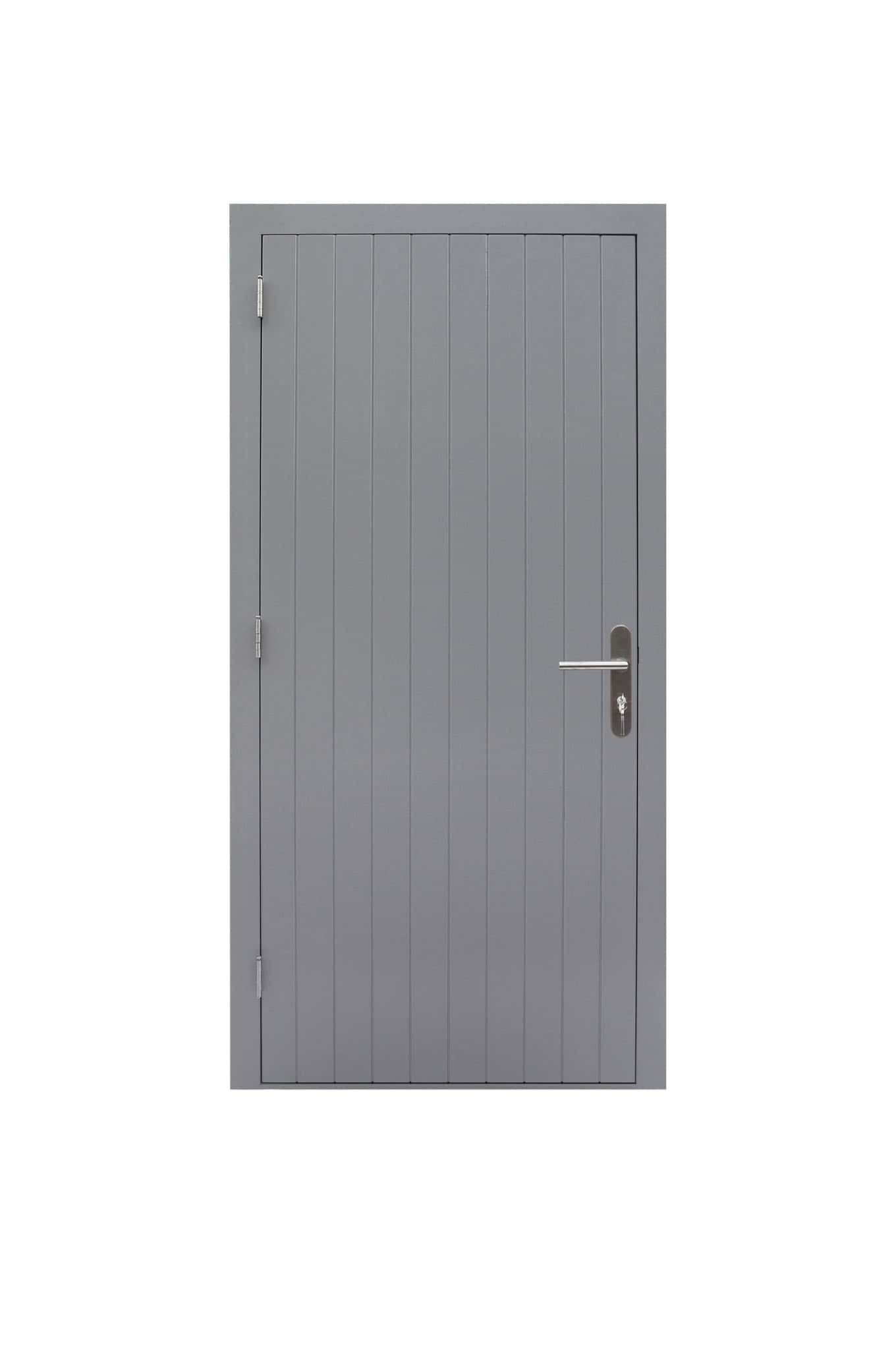 Hardhout | deur Prestige | 109x221cm | linksdraaiend | grijs gegrond
