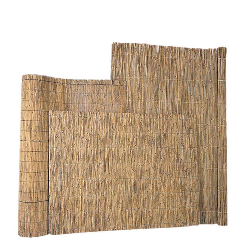 Rietmat met perlondraad gebonden | 200x200cm | 1,5/2cm dik