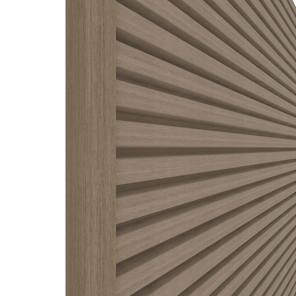 NewTechWood | eindprofiel t.b.v. Castellation PRO | 5x5x300cm | Antique