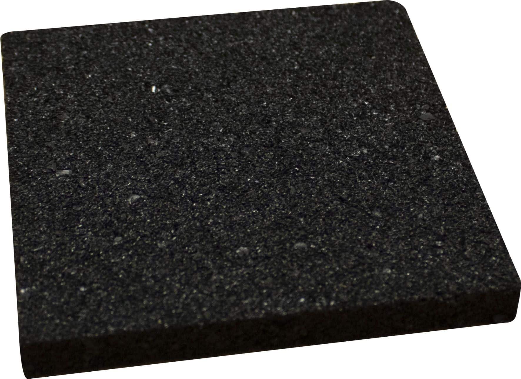 Rubber tegel t.b.v. terrasmontagesysteem | 10x10x1cm | 10 st.