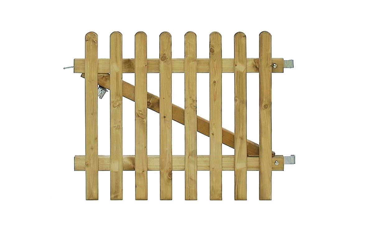 Excellent poort incl. klinkset | 100x80cm | groen geïmpregneerd