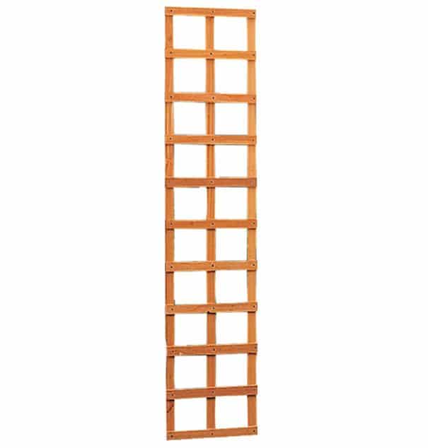 Hardhout | trellis rechthoek | 40x180cm