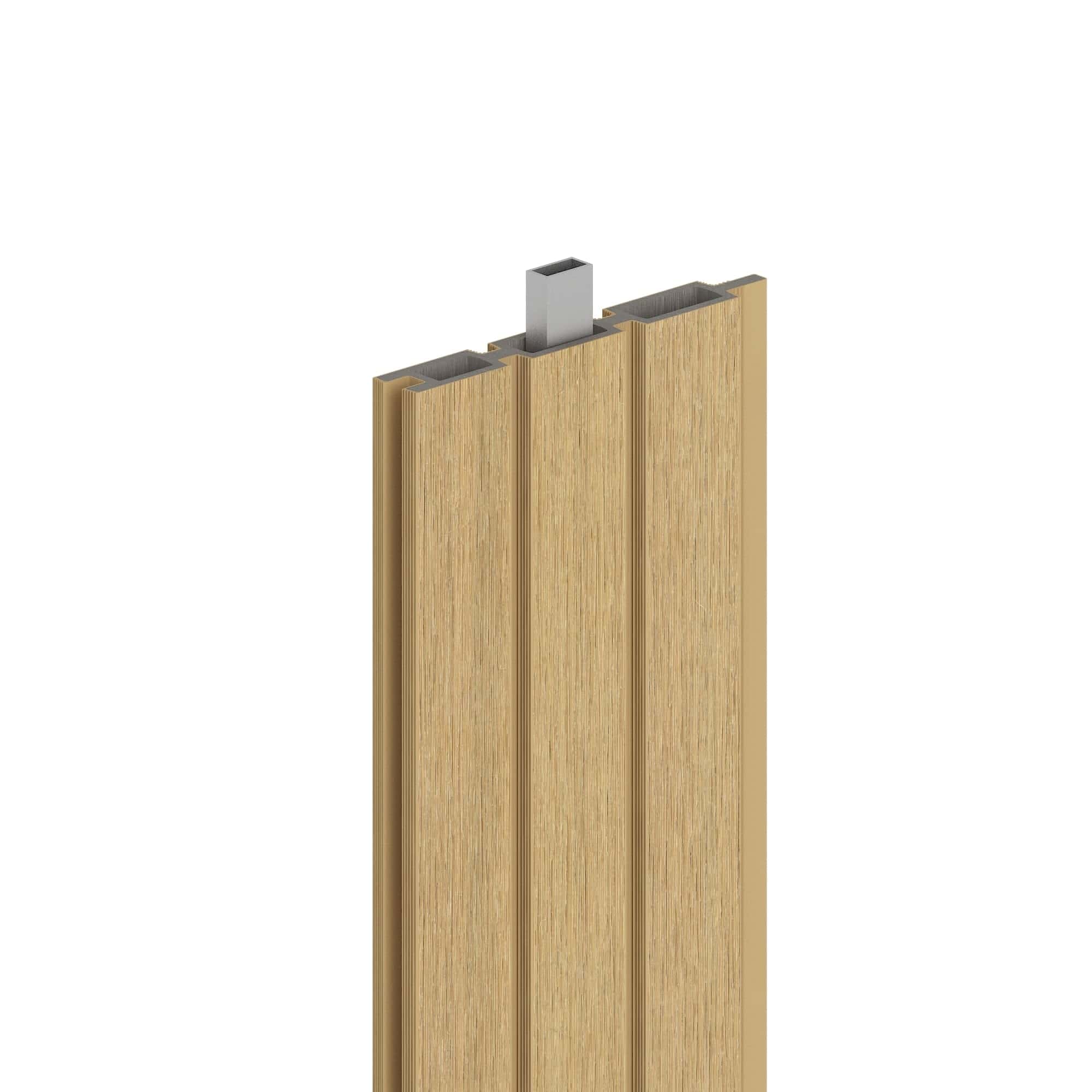 NewTechWood | Co-extrusie composiet Triple Rhombus schermplank | 2,1x16x180cm | Red Cedar