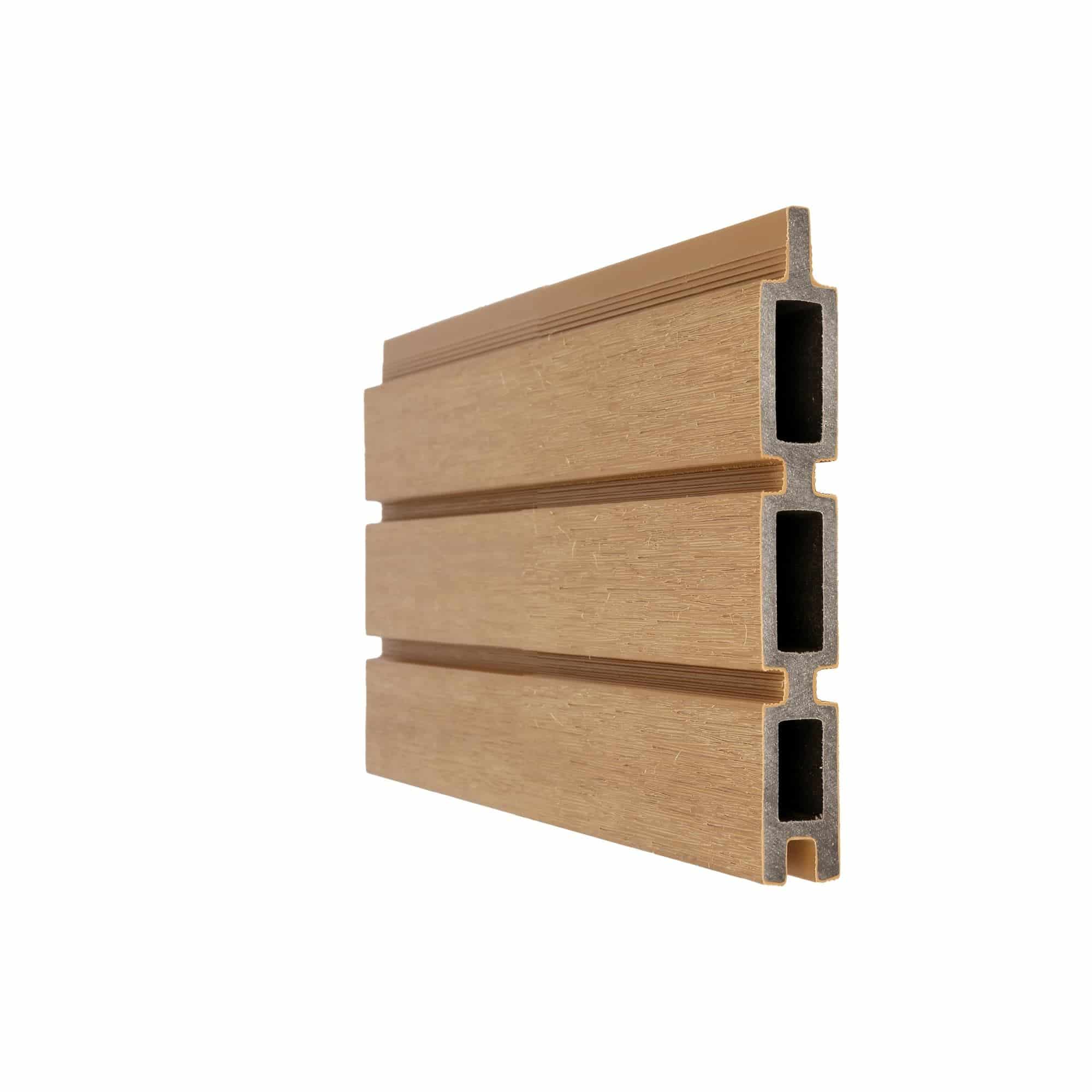 NewTechWood | Co-extrusie composiet Triple Rhombus schermplank | 2,1x16x180cm | Red Cedar