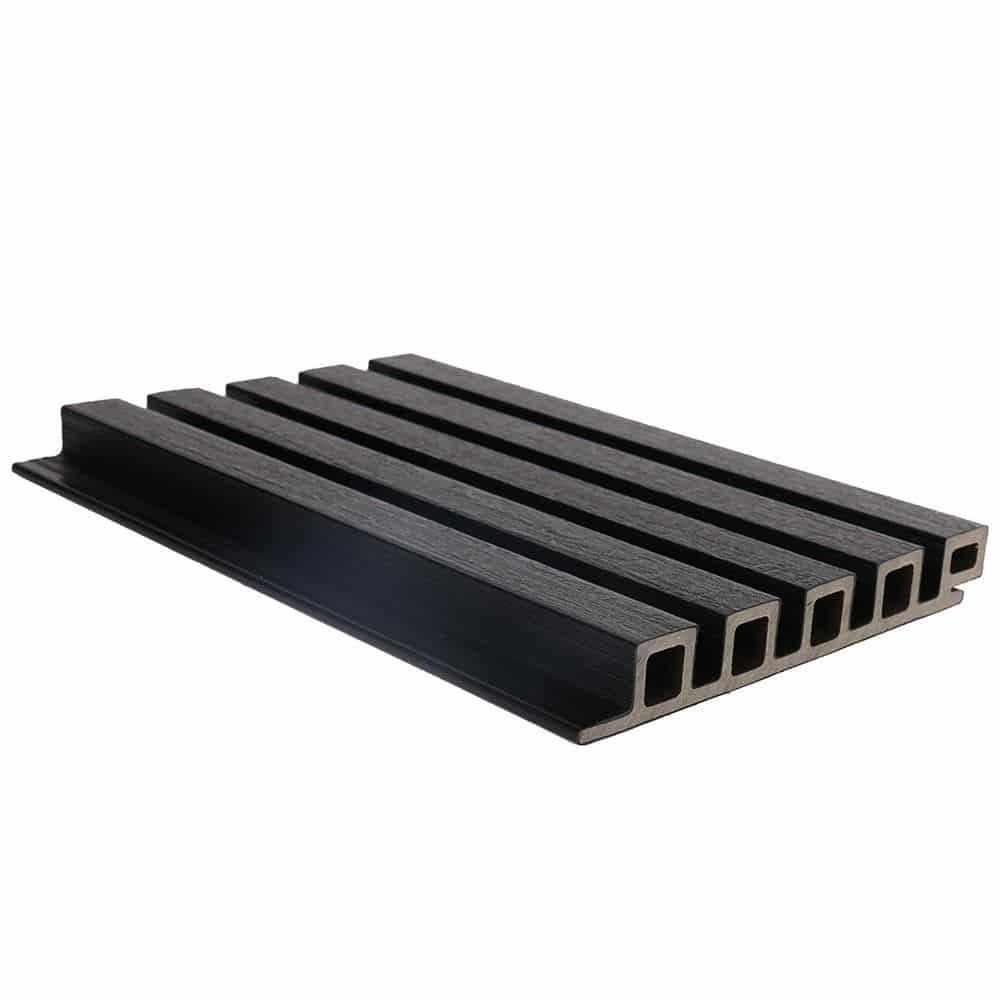 NewTechWood | wand bekleding castellation | 25 profiel | 2,5x19,6x290cm | Ebony zwart