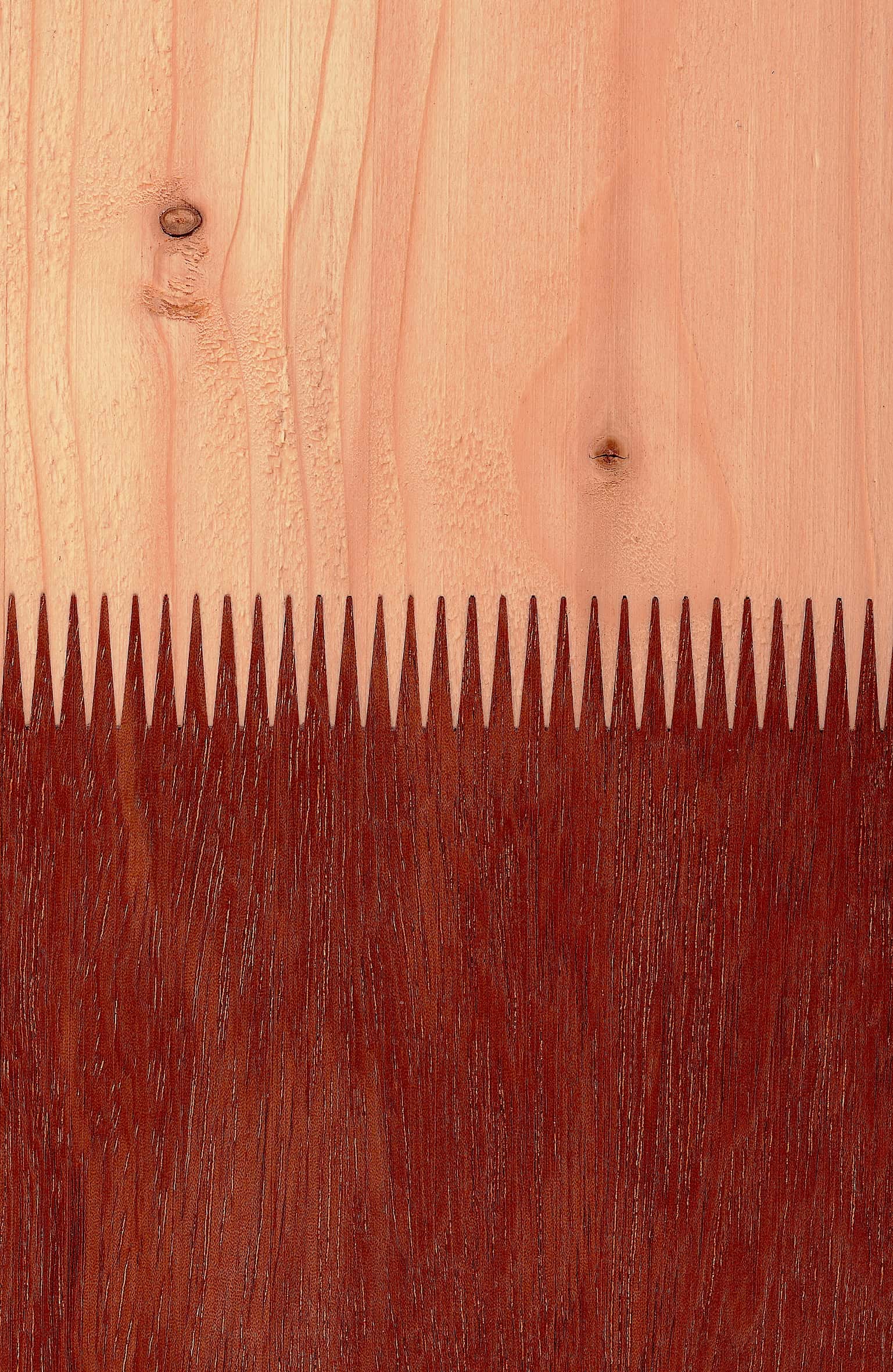 Angelim vermelho en douglas geschaafde paal | gedroogd en gevingerlast | 14,3x14,3x360cm