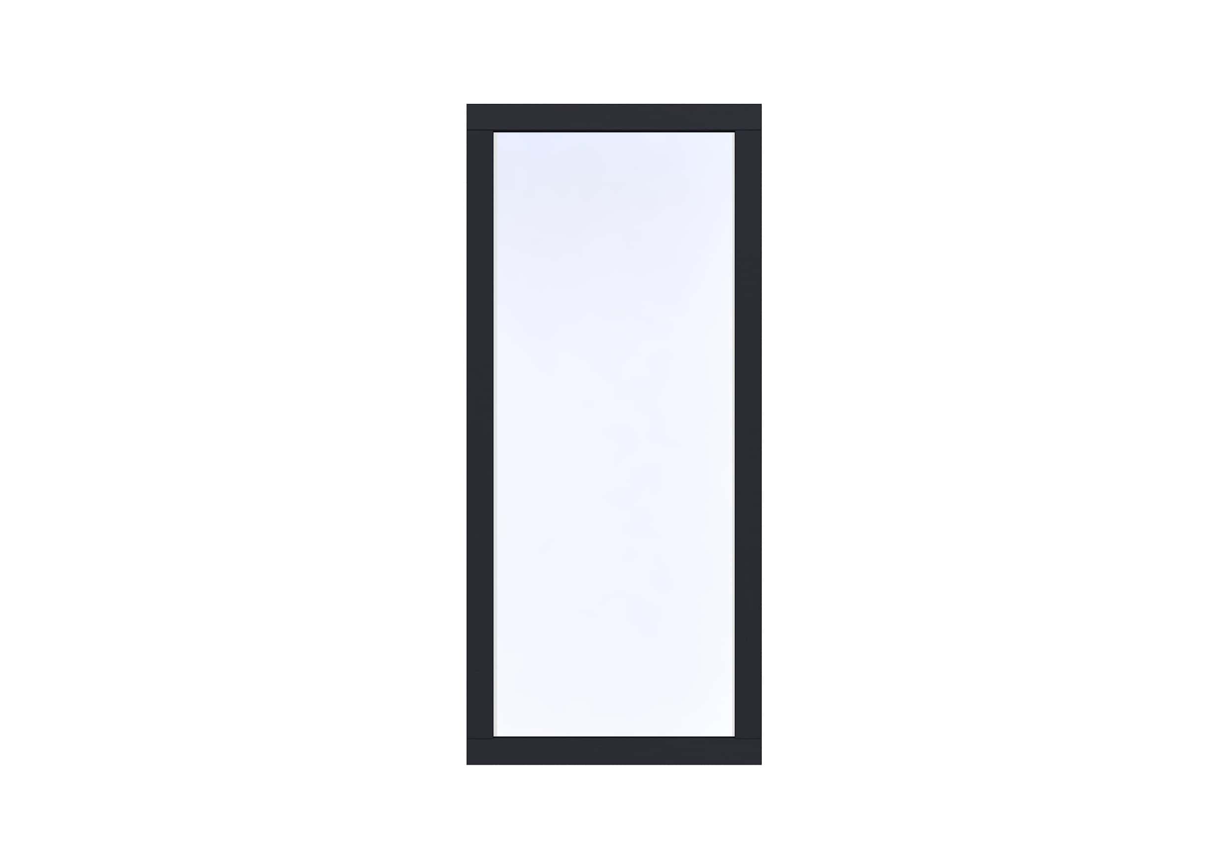 Vuren Vast raam Prestige | 100x224cm | zwart gecoat