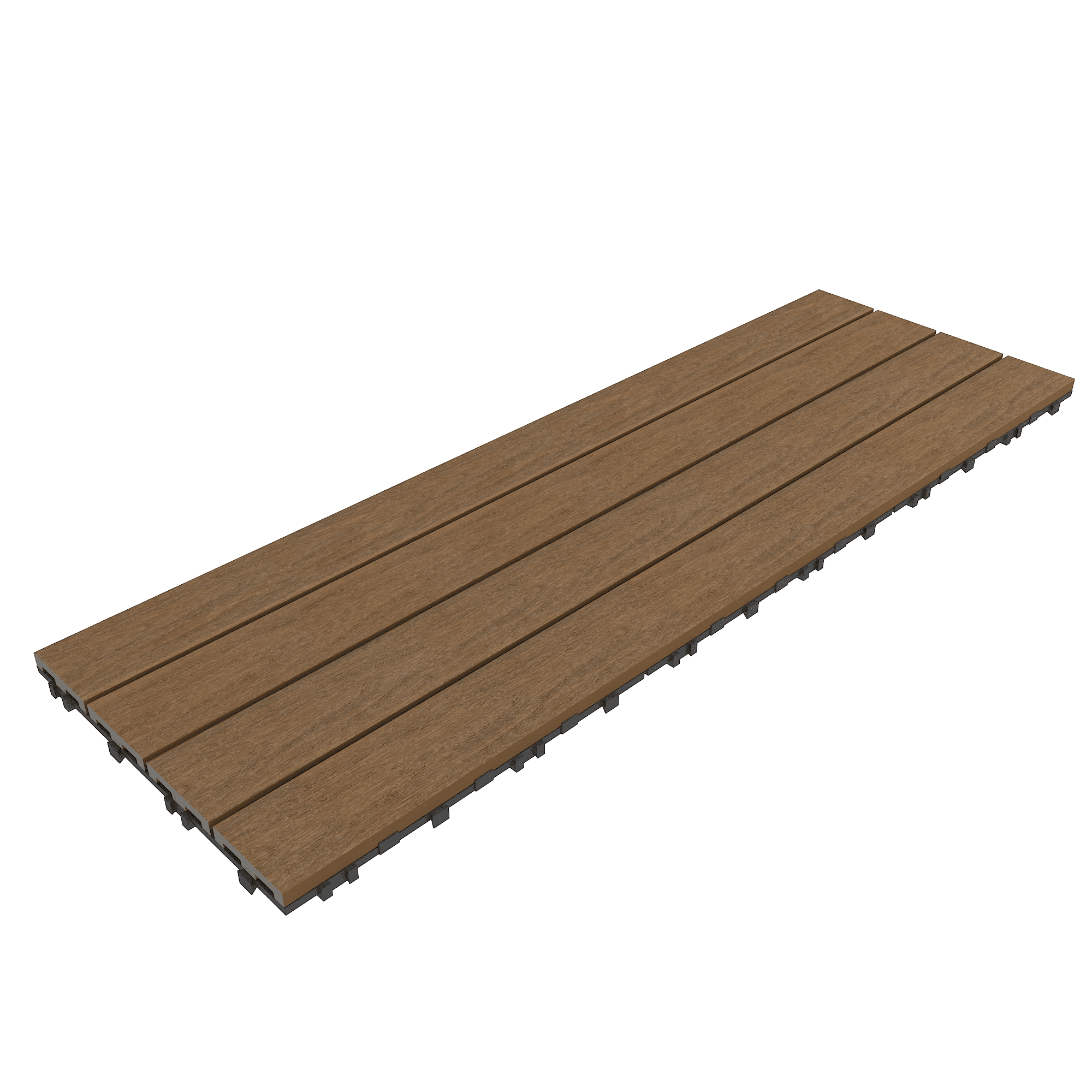 NewTechWood HKC kliktegel | 30x90cm | Teak