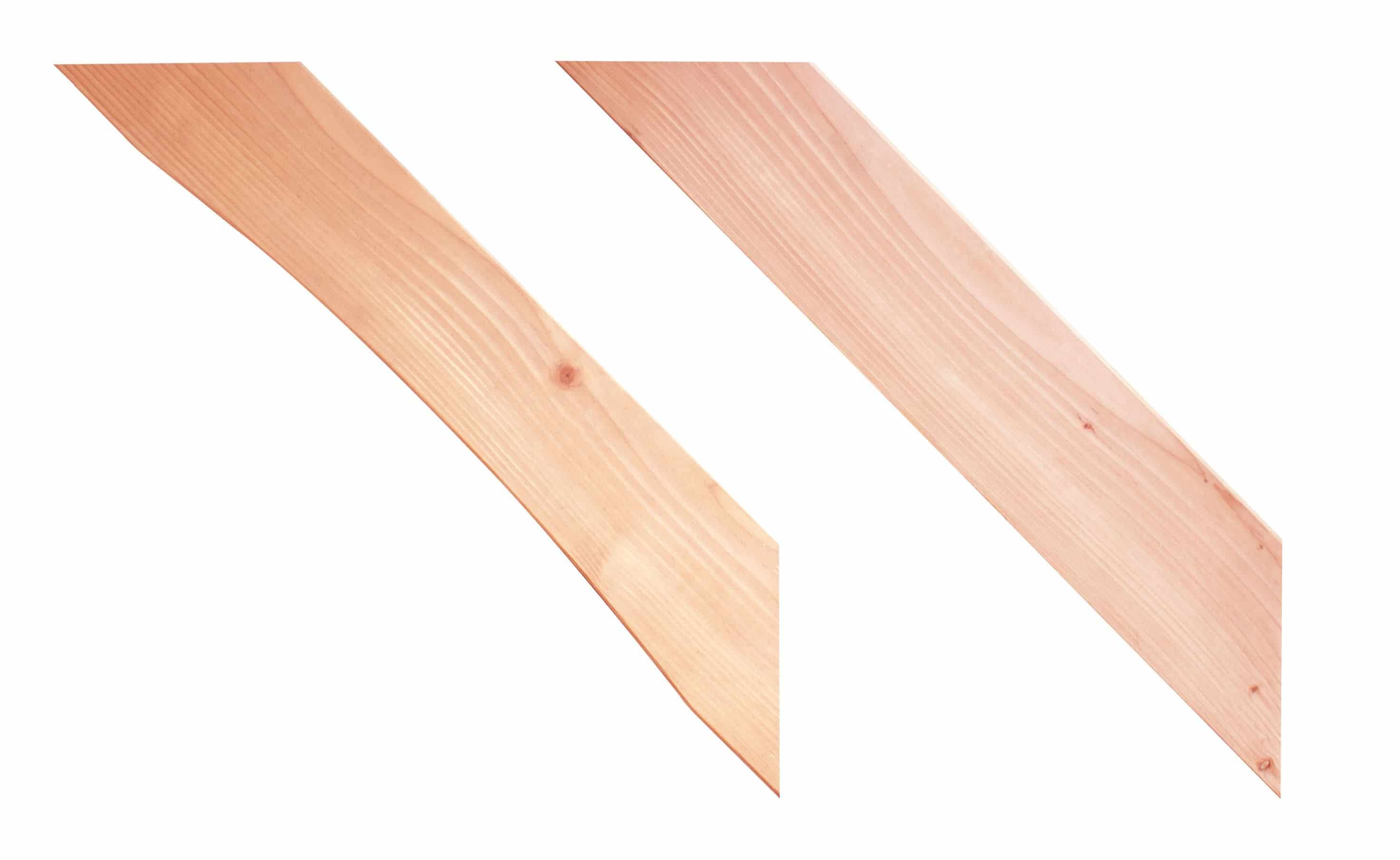 Douglas | schoor| recht| 4,5x14,5x70cm| geschaafd | onbehandeld