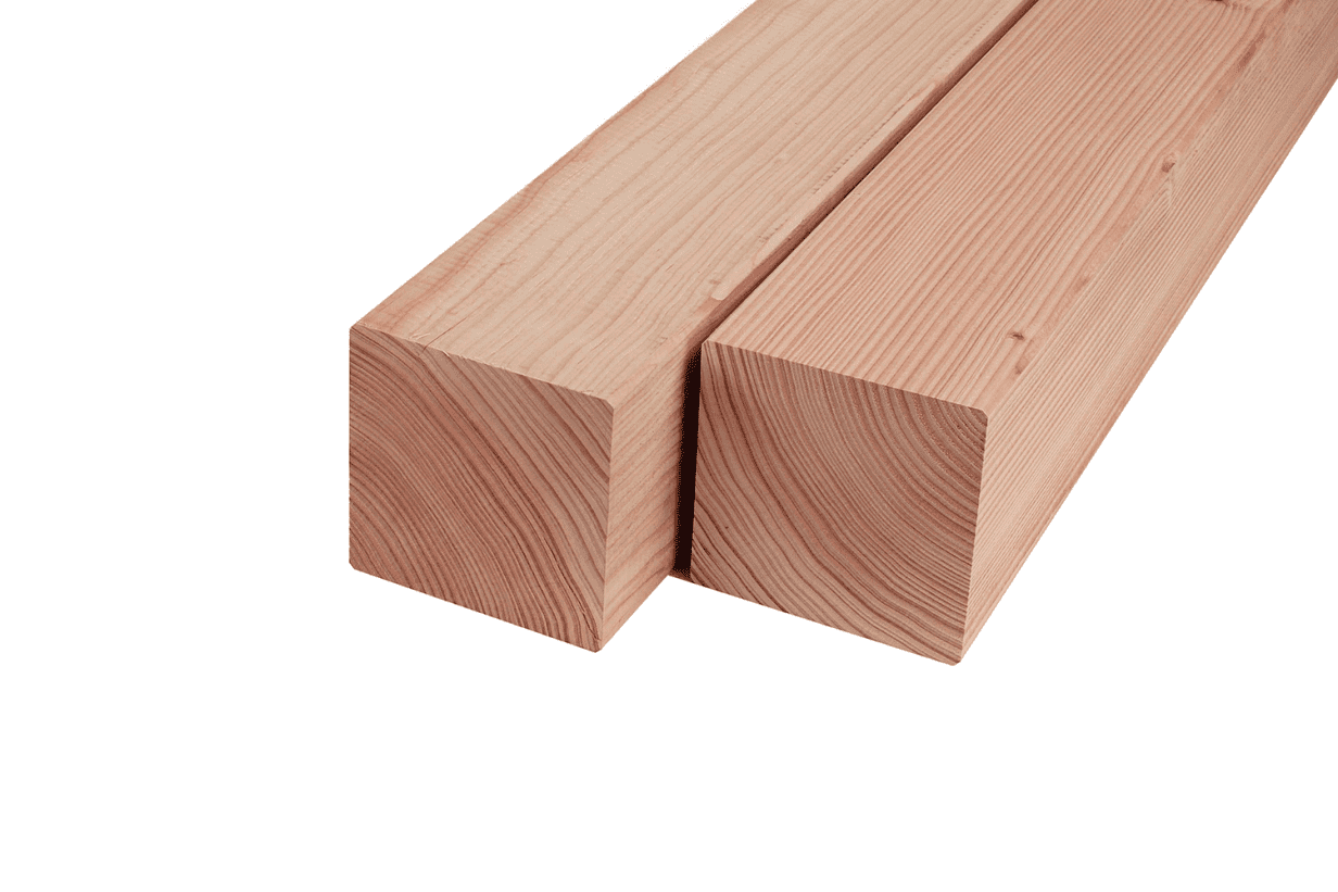 Douglas | paal | vers gezaagd | geschaafd | 140x140mm