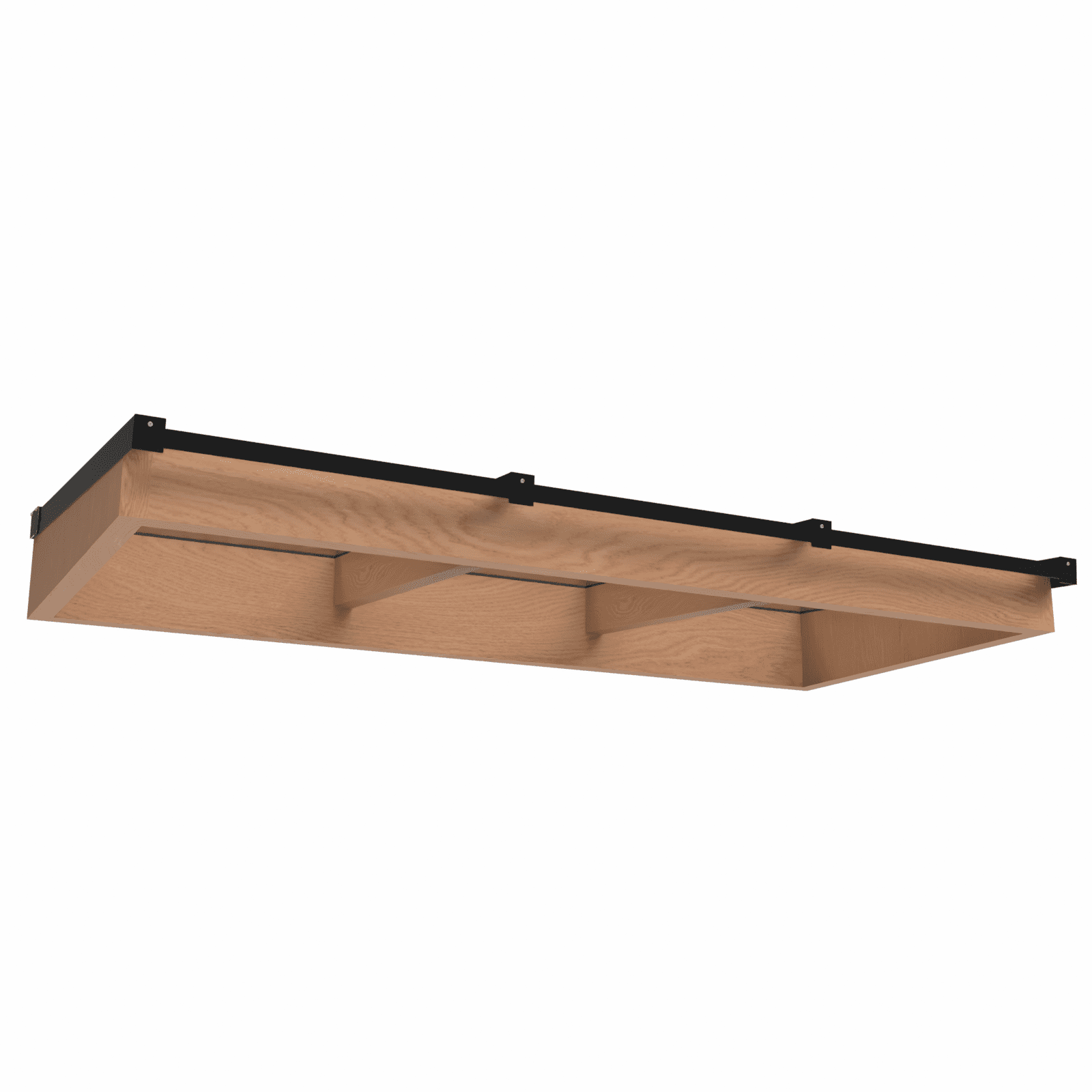 Lichtstraat met lessenaarsdak | onderbouw van onbehandeld douglas | 240,2x100cm | zwart