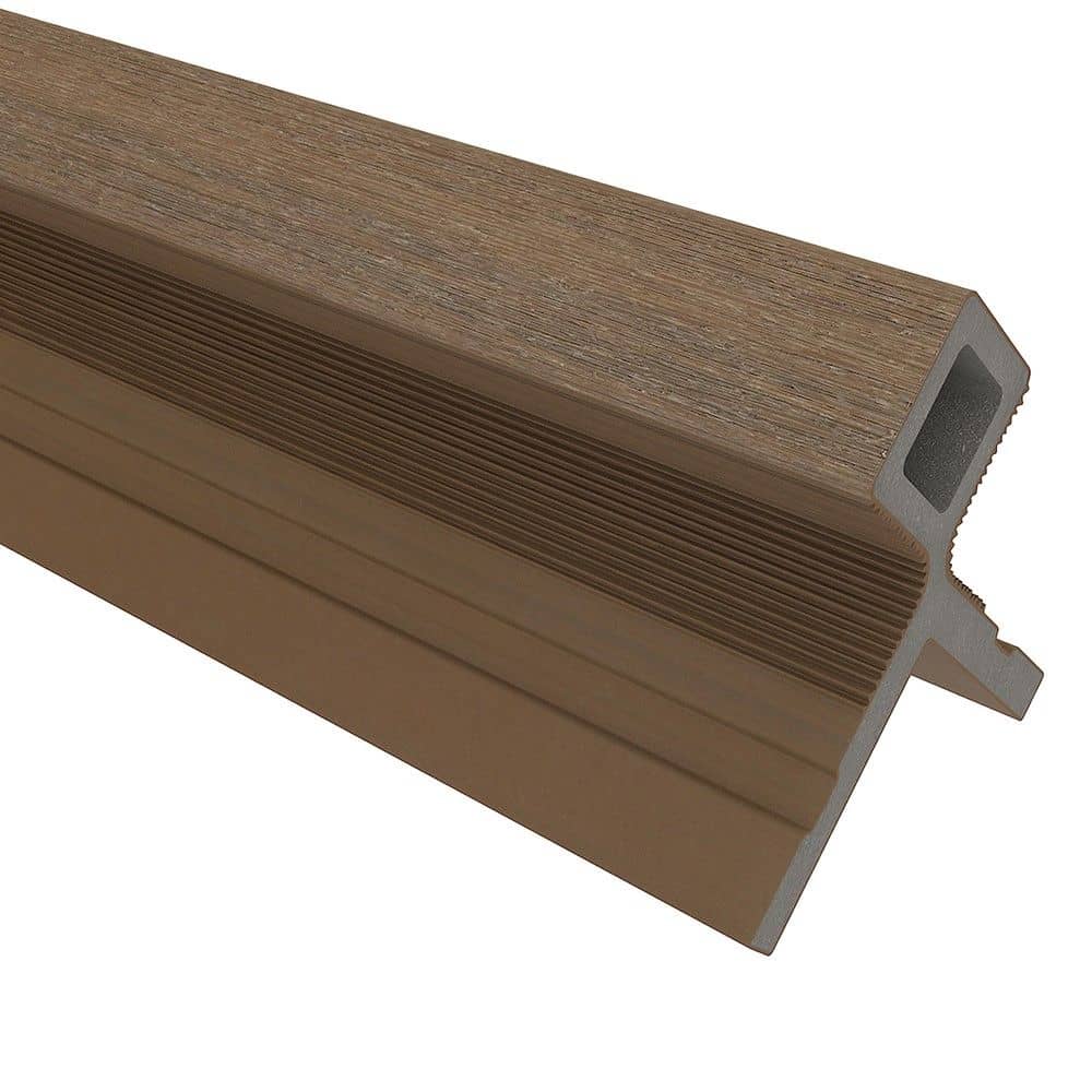 NewTechWood | hoekprofiel castellation t.b.v. wand bekleding | 7x8x300cm | Teak