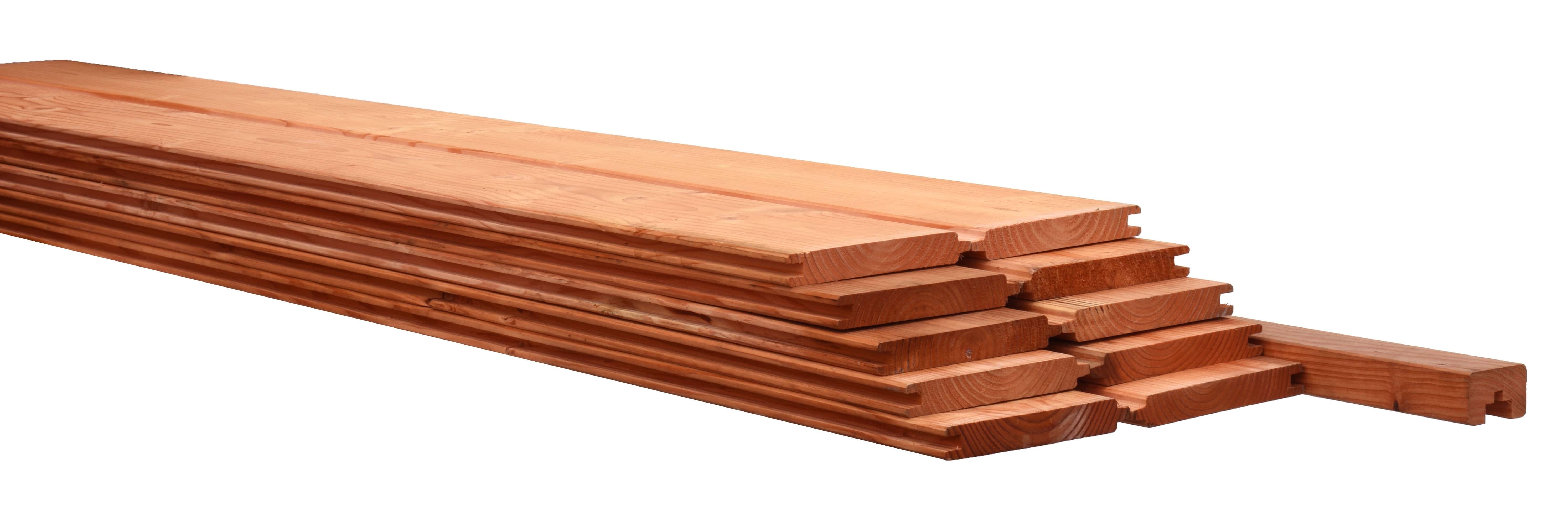 Douglas | Betowood scherm incl. afdekkap | 187x224cm | kleurloos geïmpregneerd