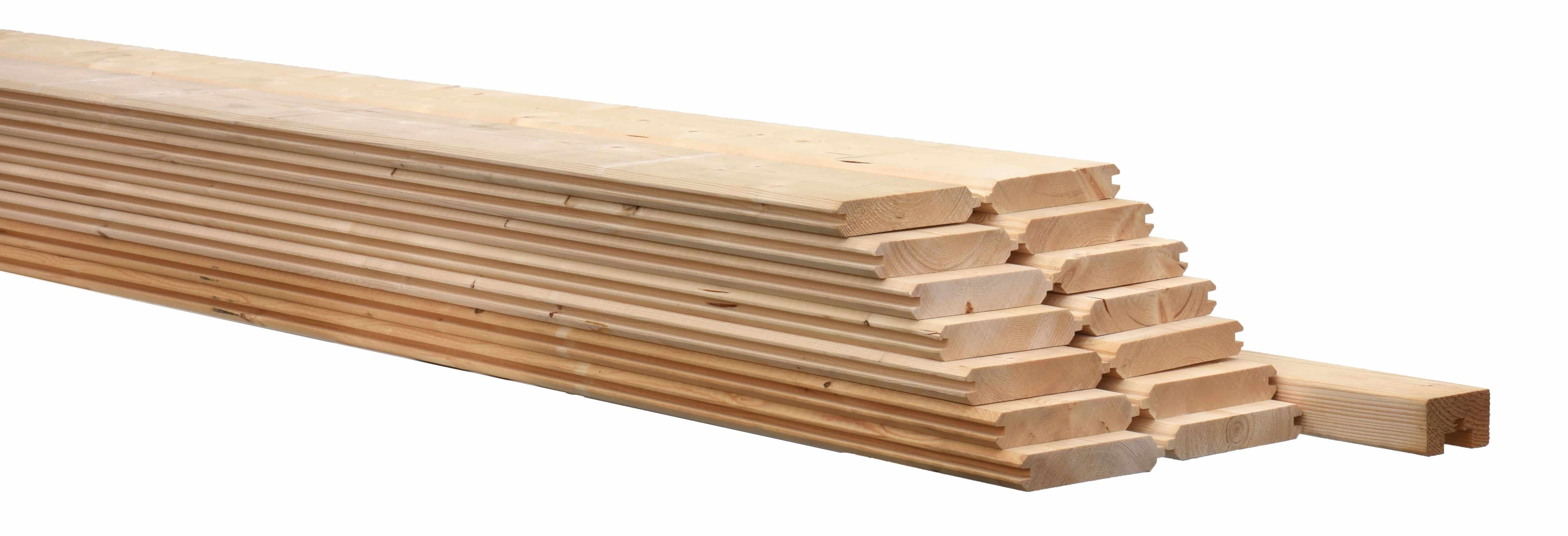 Vuren | Betowood scherm incl. afdekkap | 187x224cm | groen geïmpregneerd