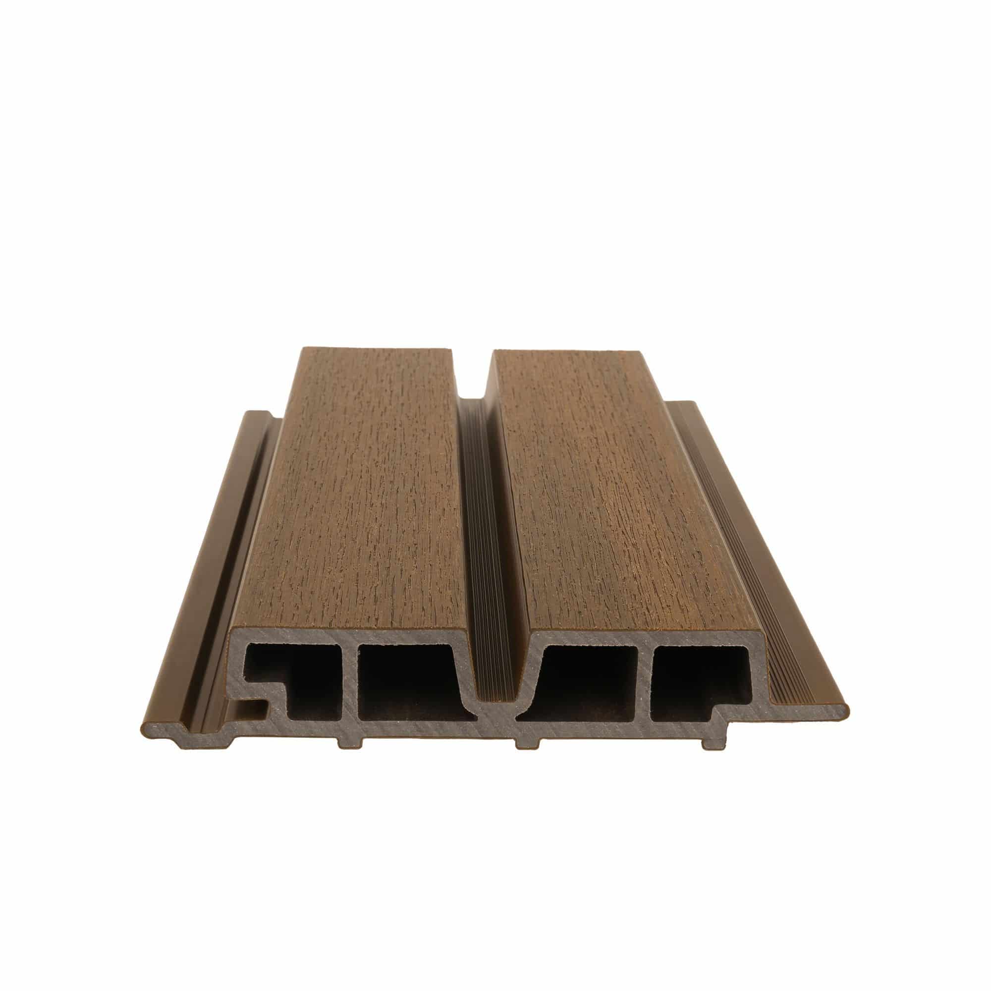 NewTechWood | Castellation PRO65 gevelbekleding | 3,3x18x390cm | Teak