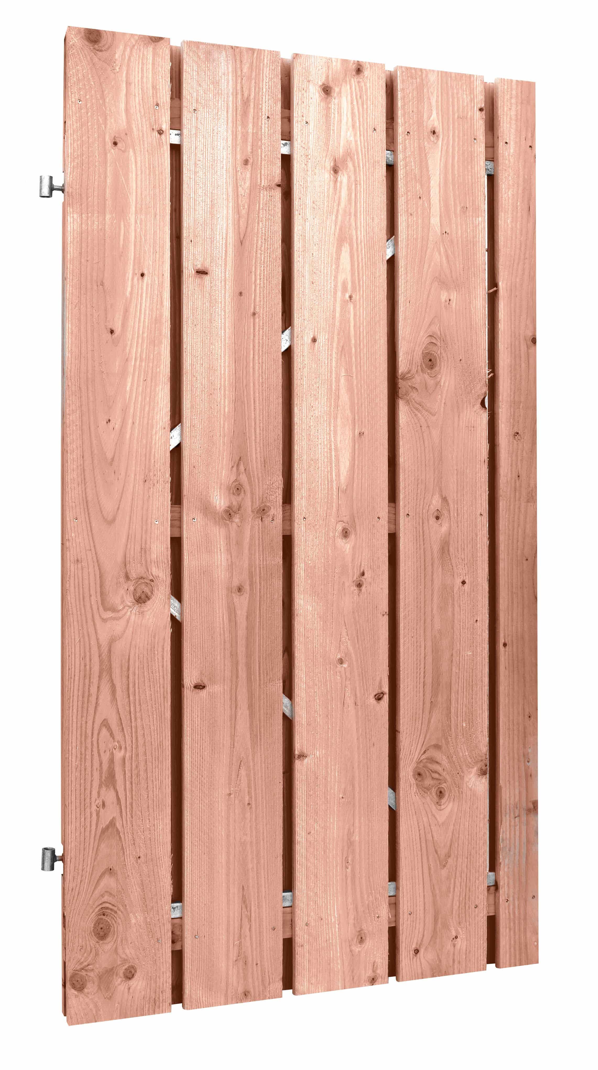 Douglas | schuttingdeur | 100x195cm | verstelbaar frame | fijnbezaagd | onbehandeld