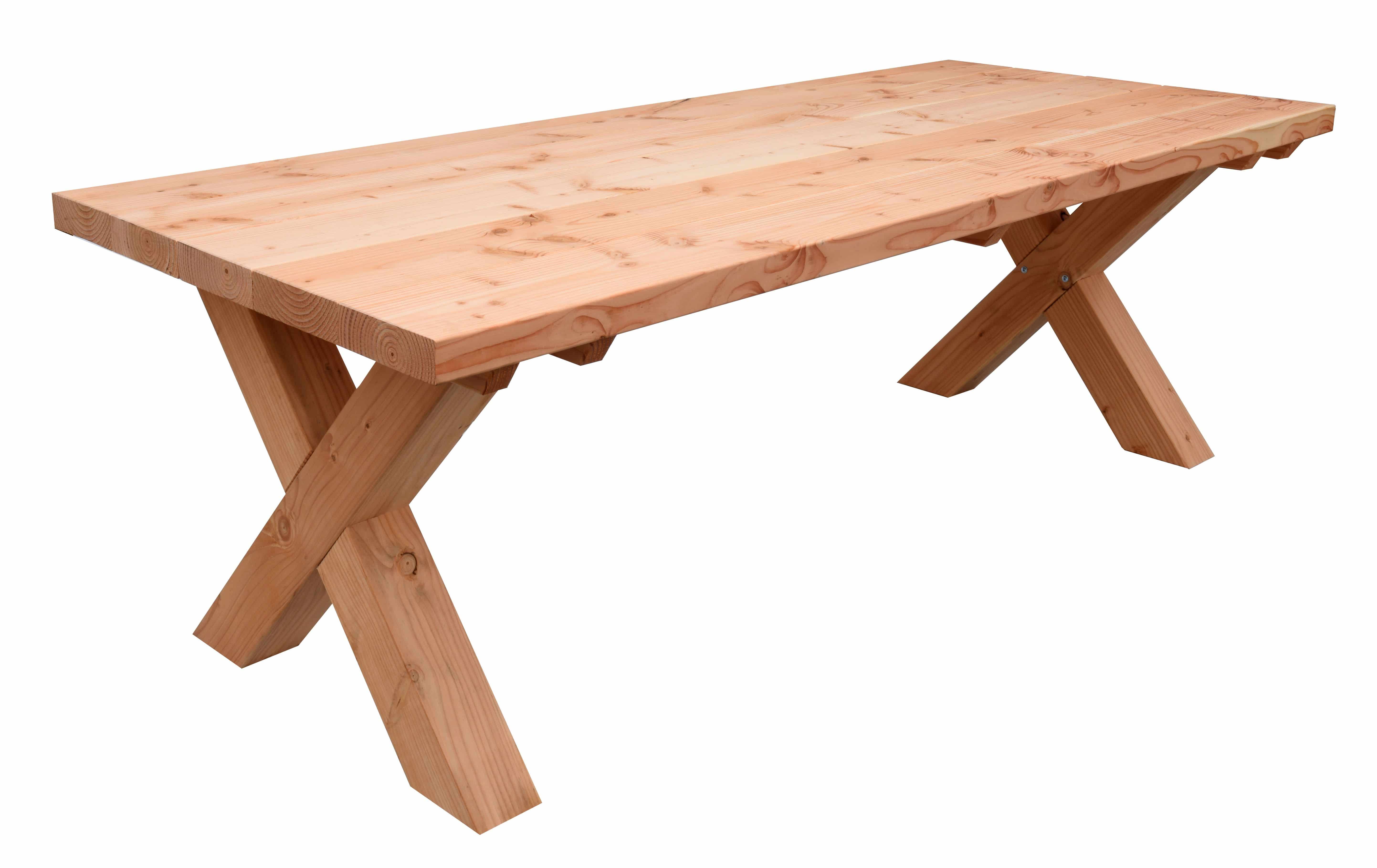 Tafel Xavi Excellent | 79x95x245cm | onbehandeld