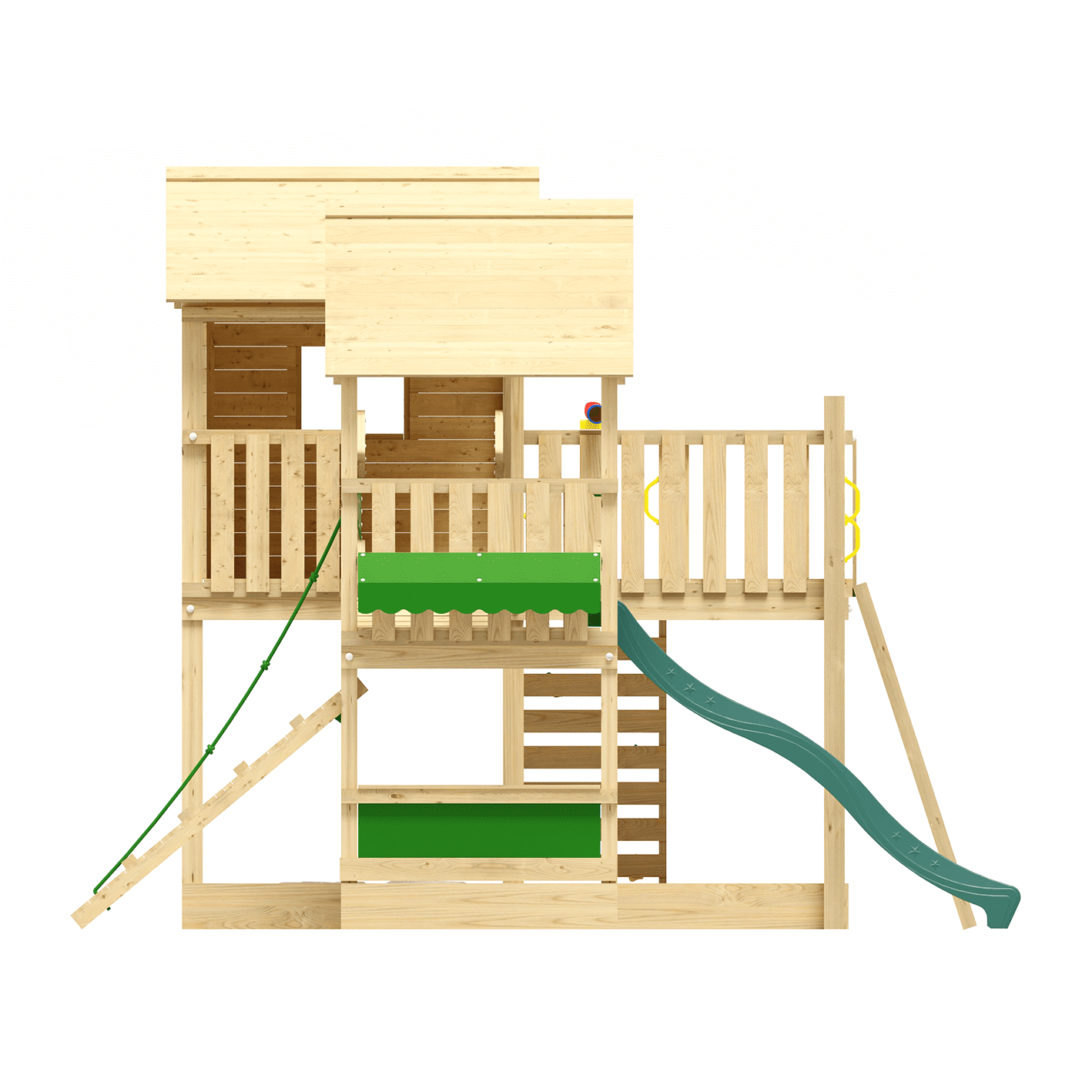 Grenen | speeltoestel Farsund | groen geïmpregneerd