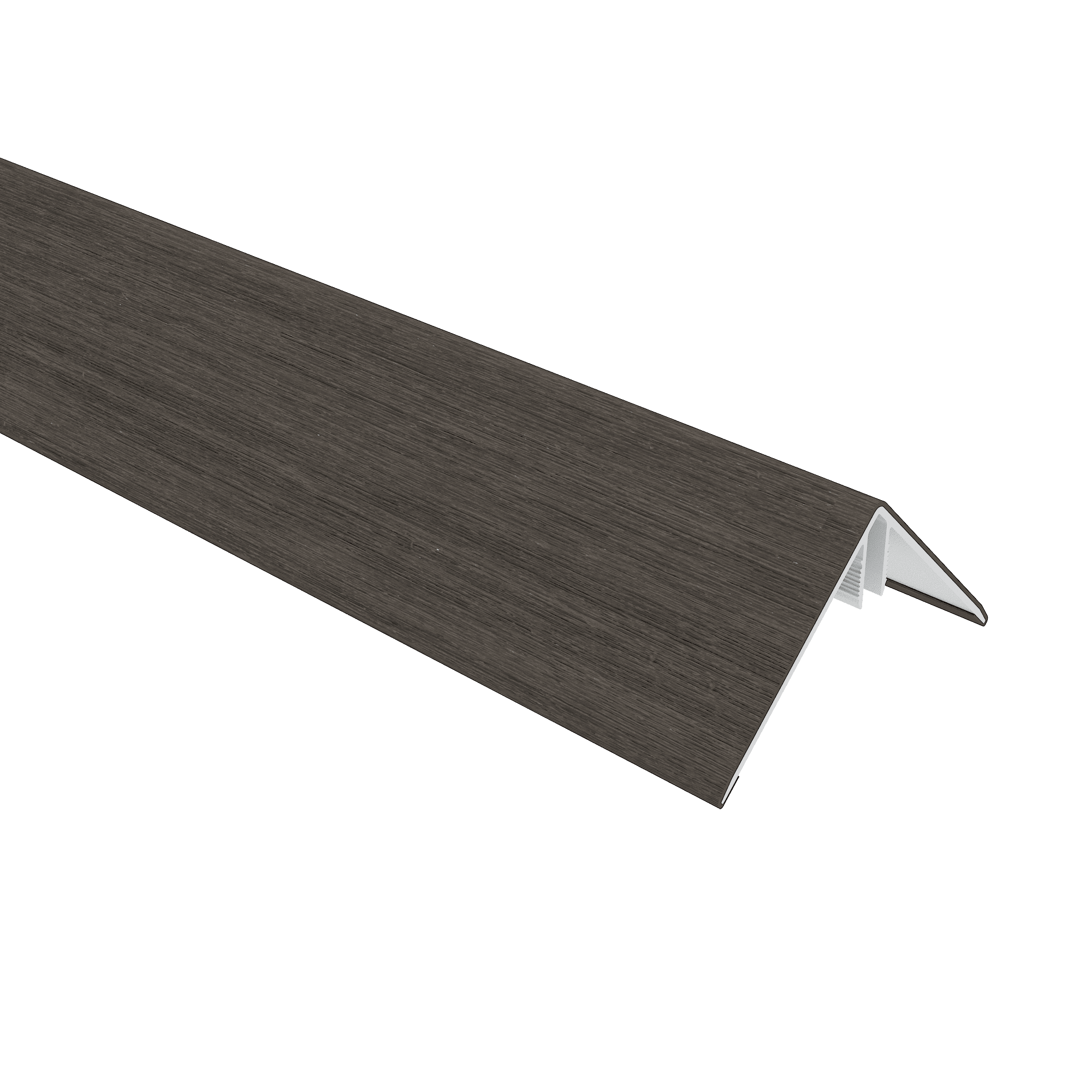 NewTechWood | hoekprofiel t.b.v. Castellation PRO | 6x6x300cm | Silver Gray