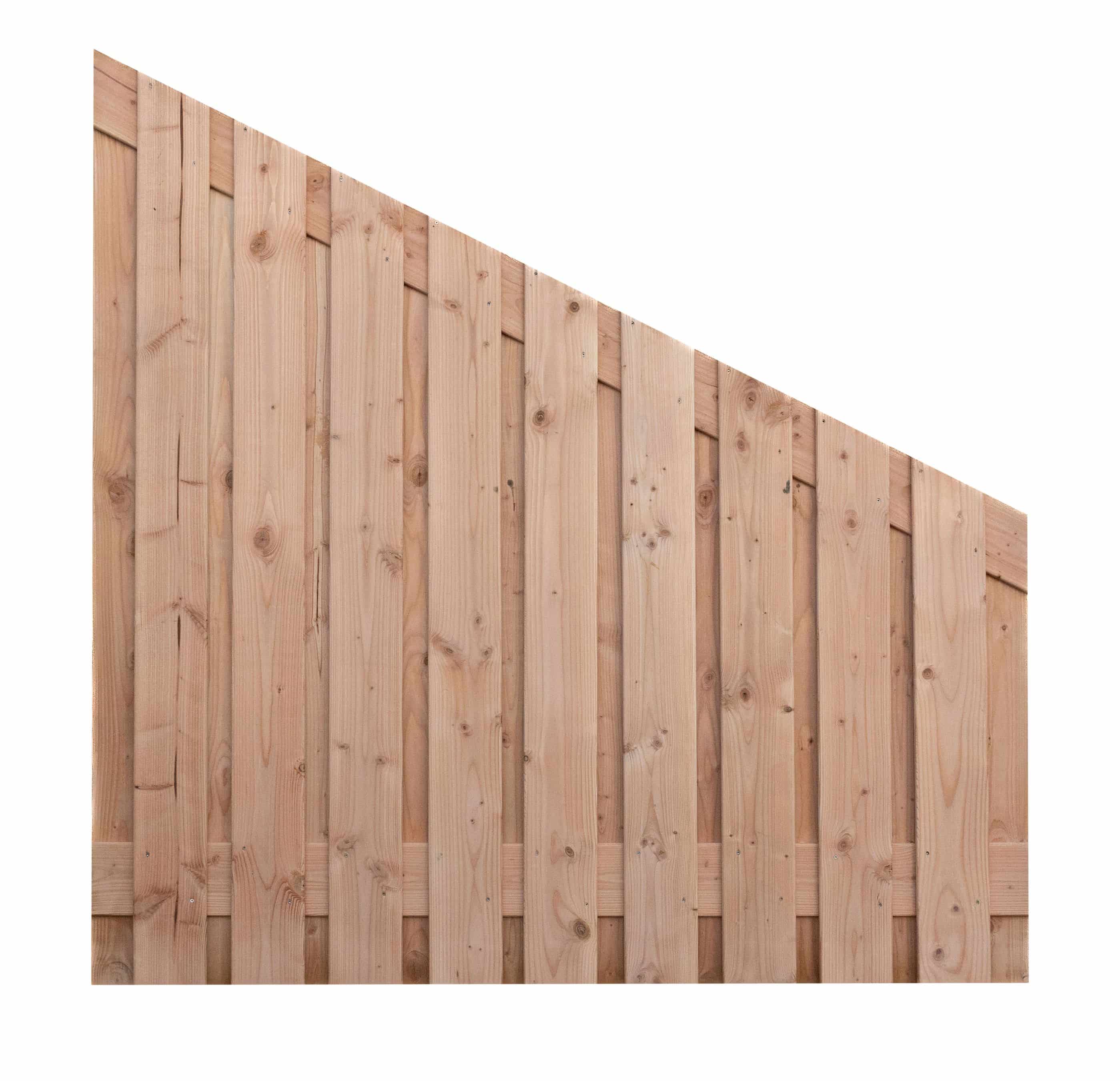 Douglas | schutting | 180x180-90cm | 21-planks | geschaafd | onbehandeld