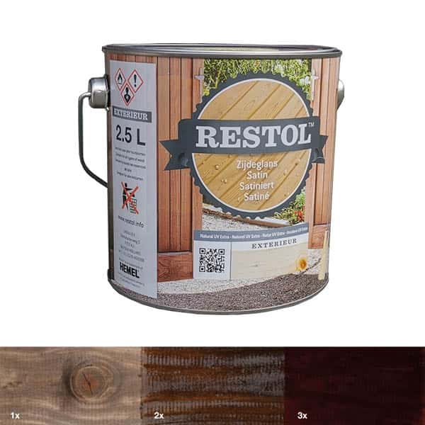 Restol | Houtolie | Donkereiken | zijdeglans | 5L
