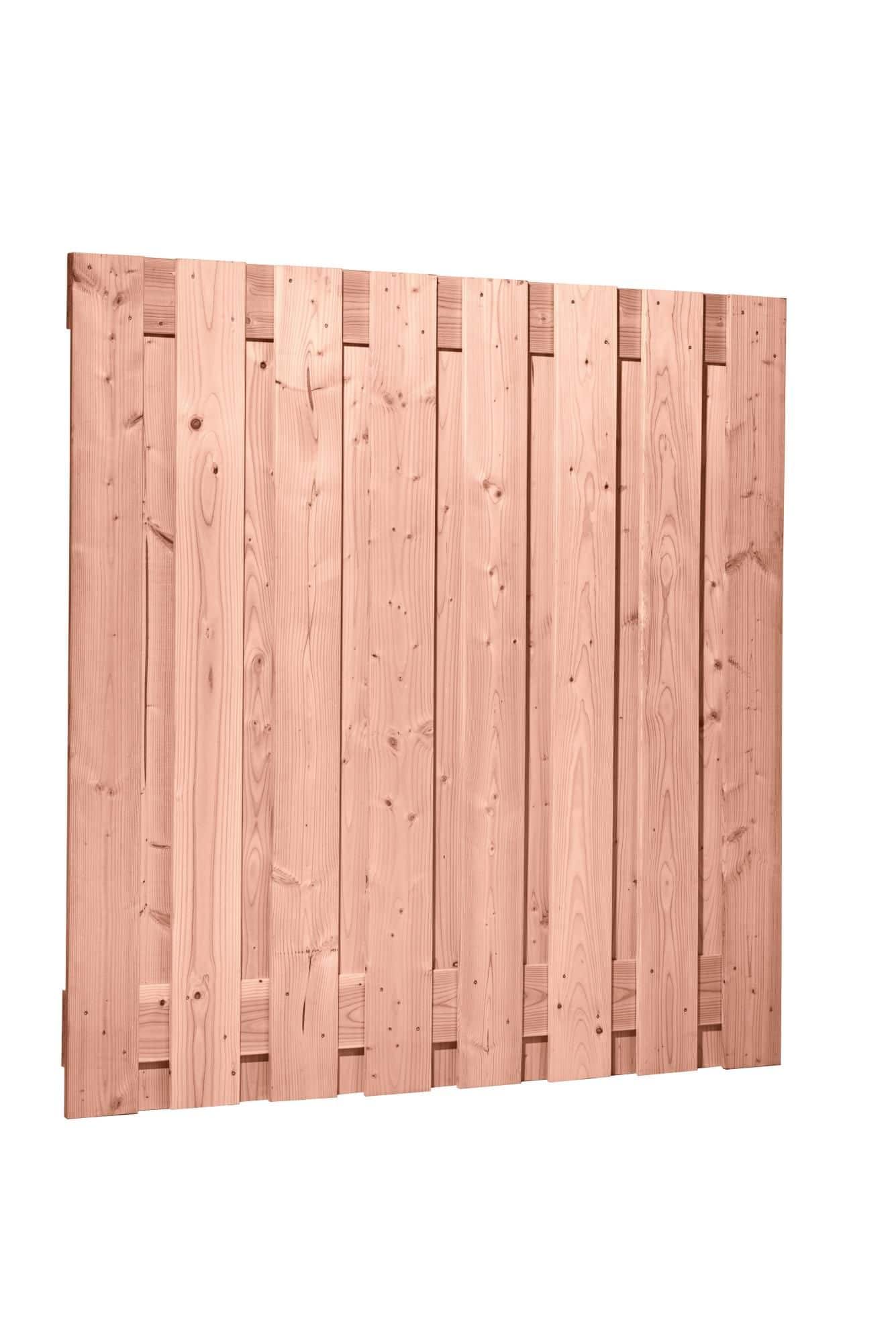 Douglas | schutting | 180x180cm | 17-planks | fijnbezaagd | onbehandeld