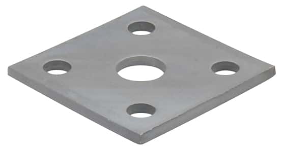 Pitzl bovenplaat | M20 | 100x100x6mm