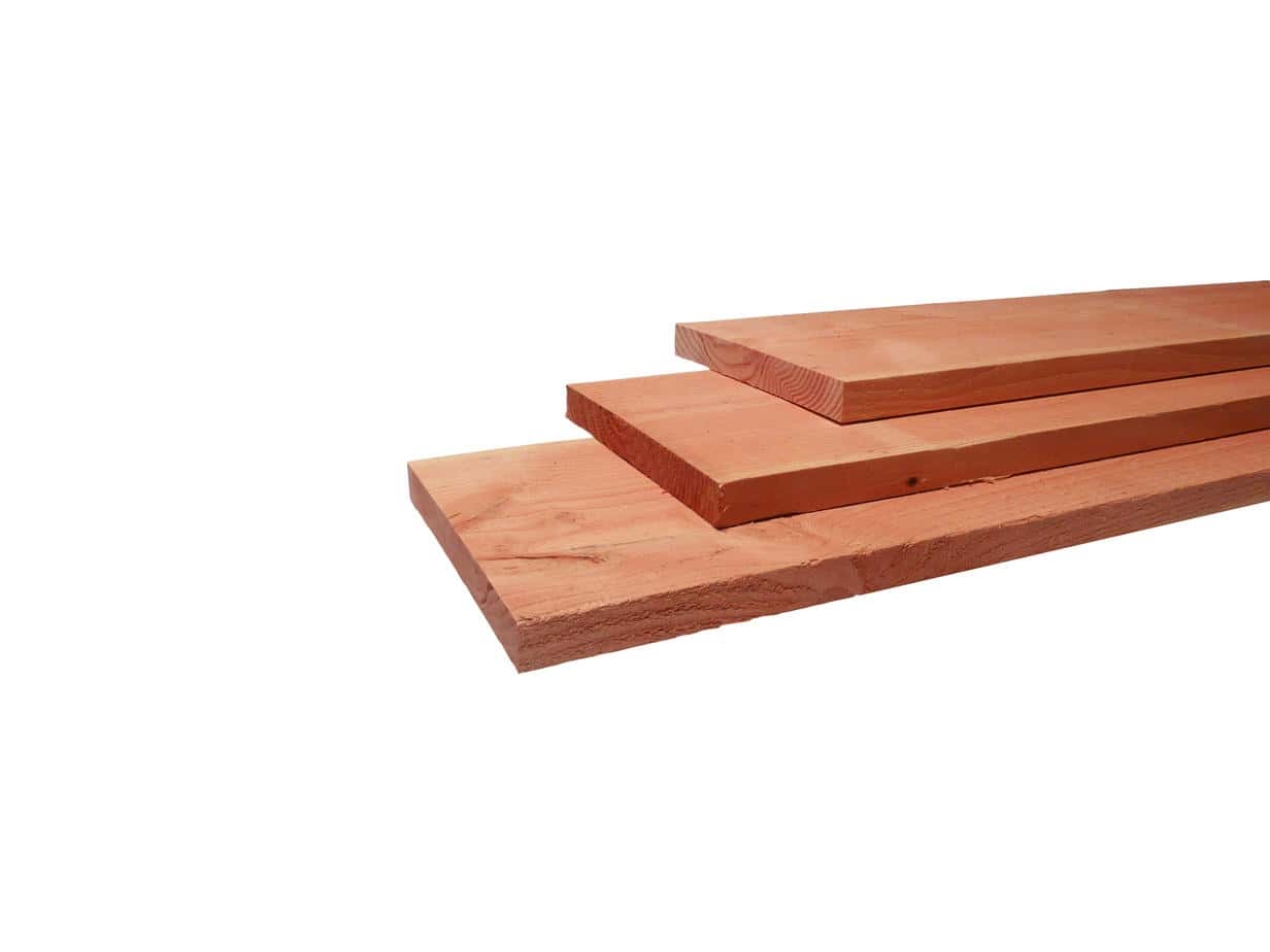 Douglas | plank | vers gezaagd | bekantrecht | 22x250mm