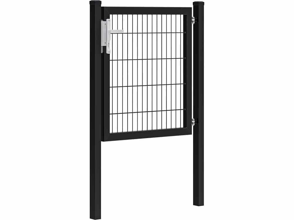 Hillfence metalen poort Premium-line incl. slot | 100x100cm | zwart