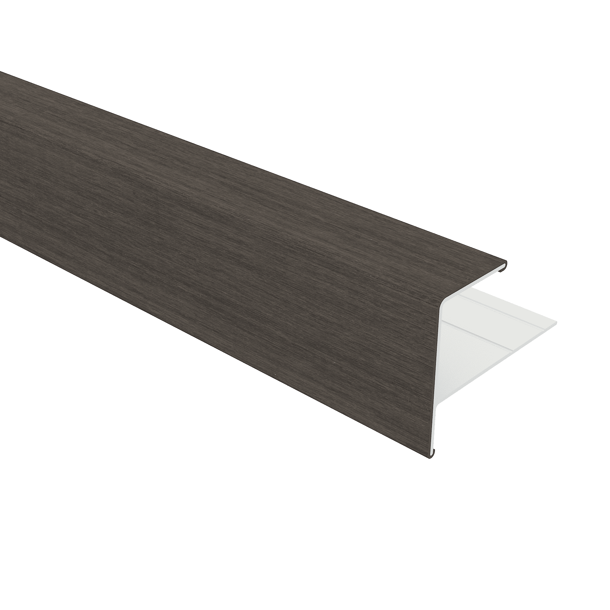 NewTechWood | eindprofiel t.b.v. Castellation PRO | 5x5x300cm | Silver Gray