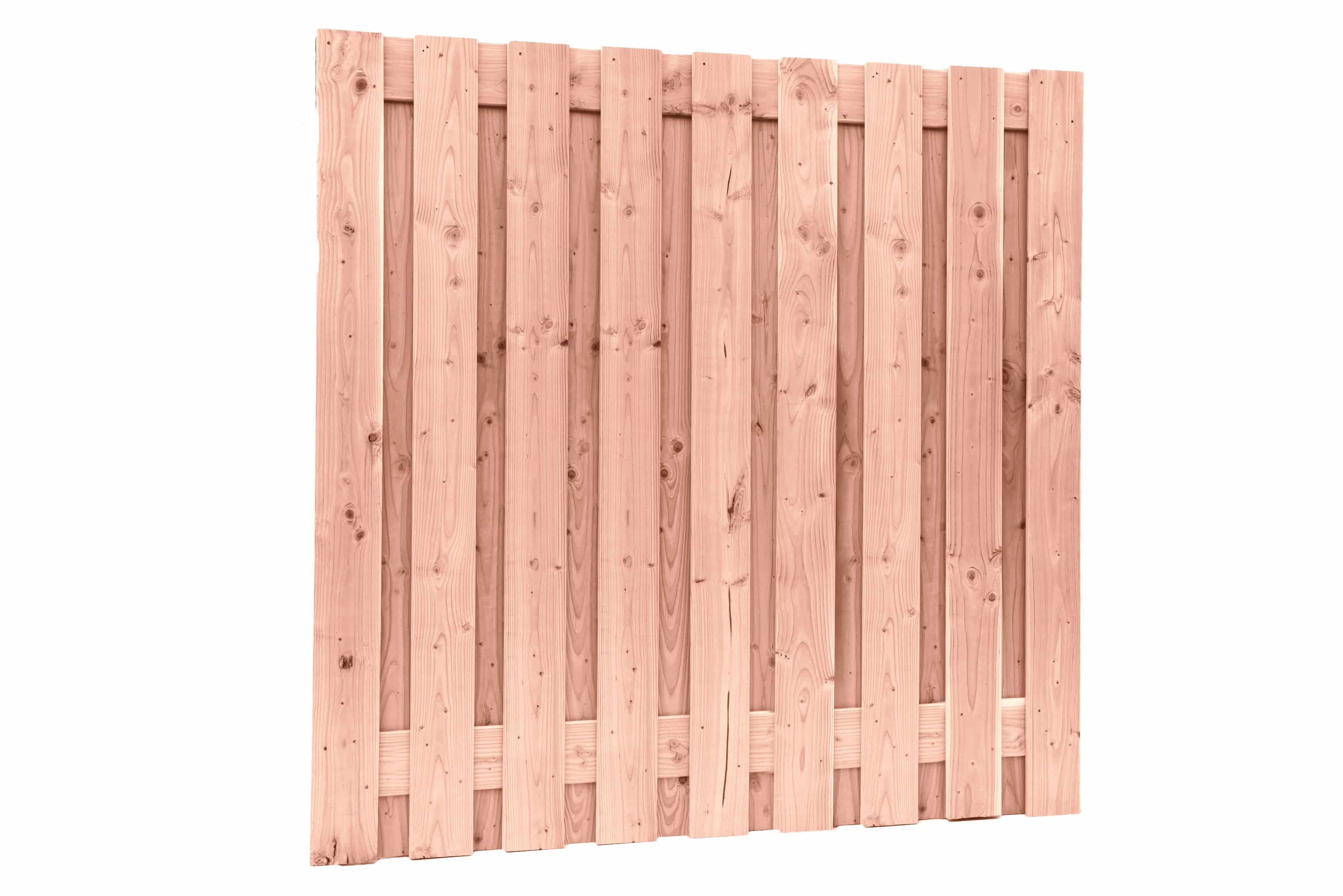 Douglas | schutting | 180x180cm | 19-planks | geschaafd | onbehandeld