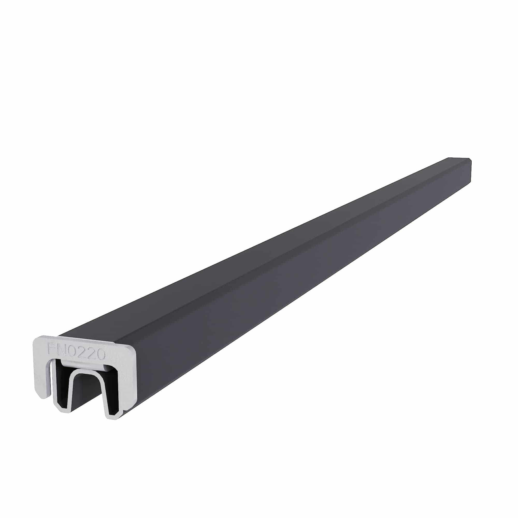 NewTechWood | aluminium frameset t.b.v. reguliere schermplanken | zwart