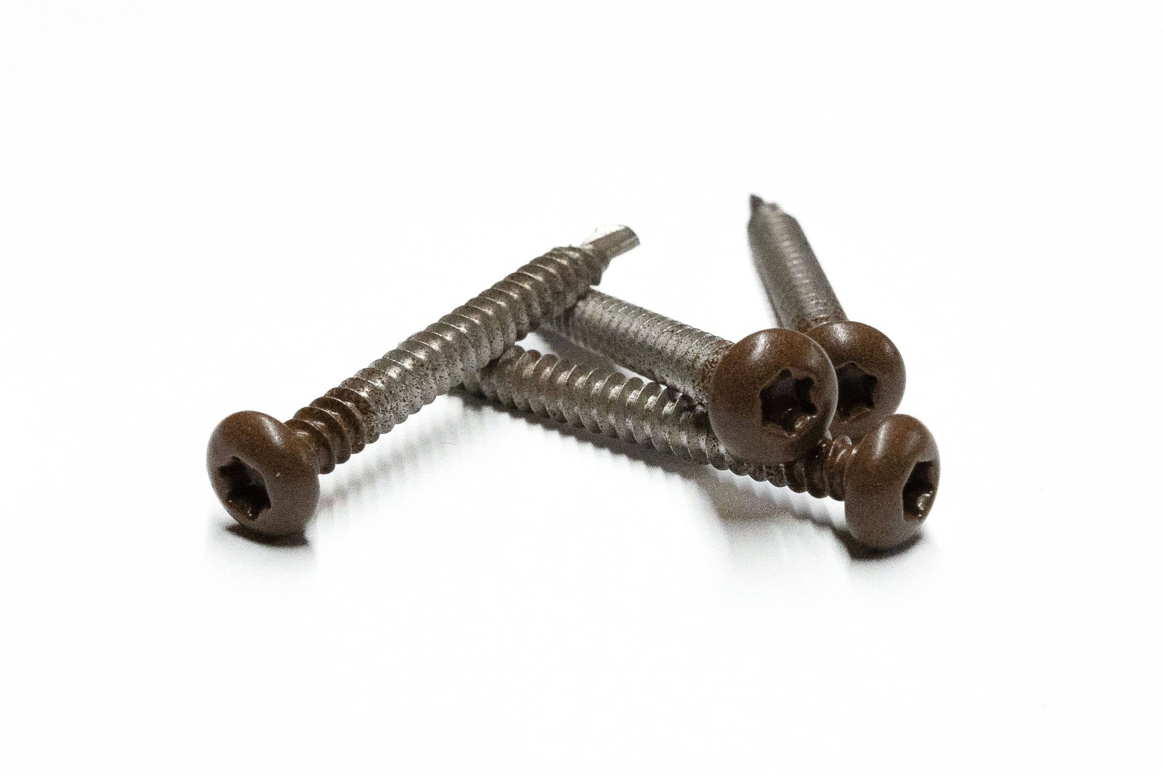 RVS schroef | gekleurde top voor NTW Castellation PRO | set à 50 st. incl. bit | Ipé