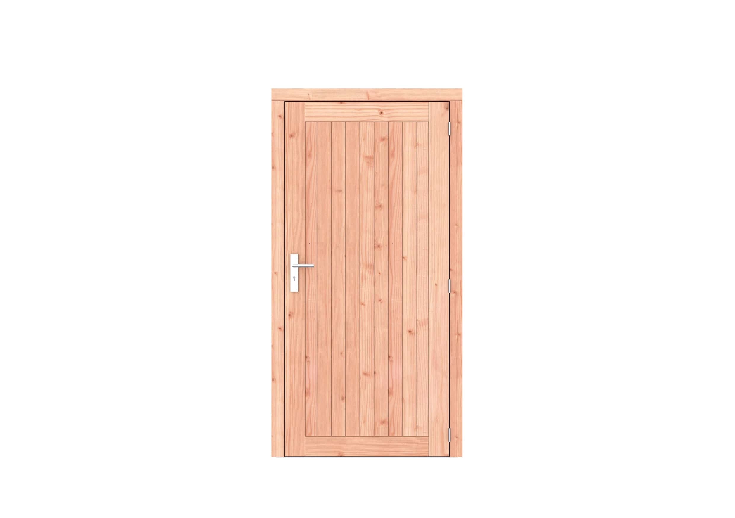 Douglas dichte enkele deur Prestige | 108x209cm | rechtsdraaiend | onbehandeld