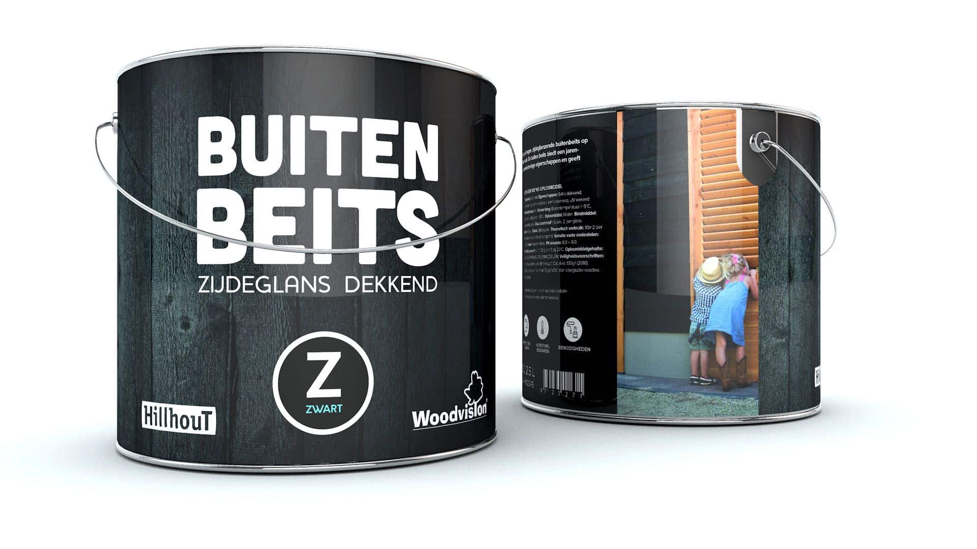Buiten beits | 2,5 liter | grijs RAL 7037