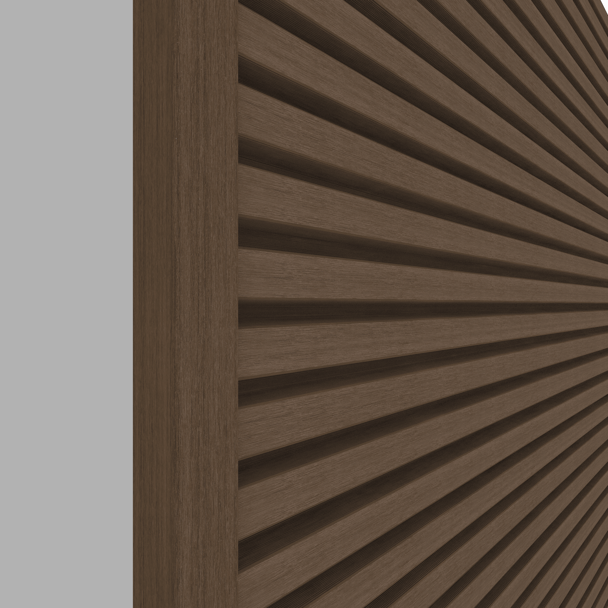 NewTechWood | eindprofiel t.b.v. Castellation PRO | 5x5x300cm | Ipe