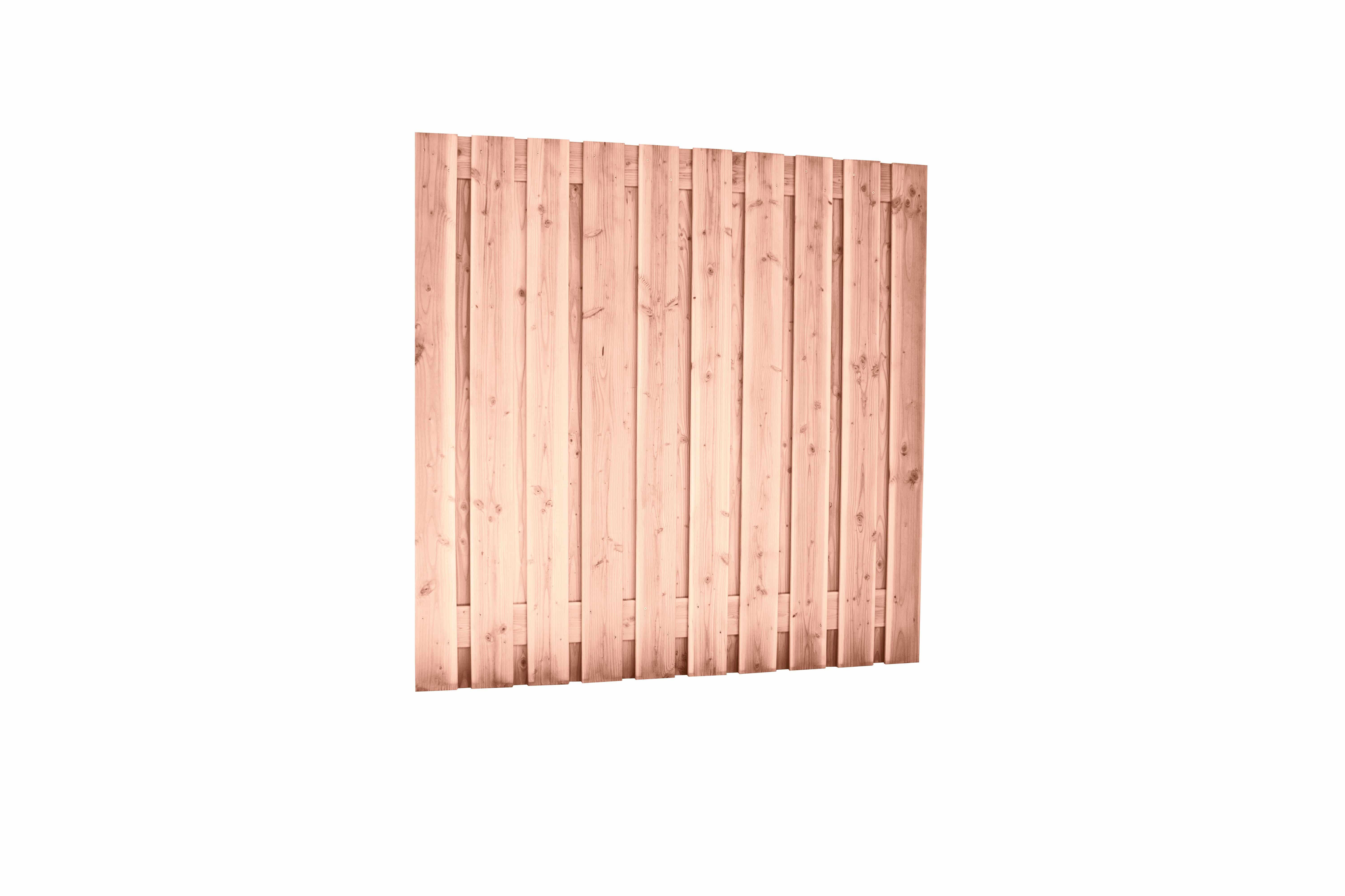 Douglas | schutting | 180x180cm | 21-planks | geschaafd | onbehandeld