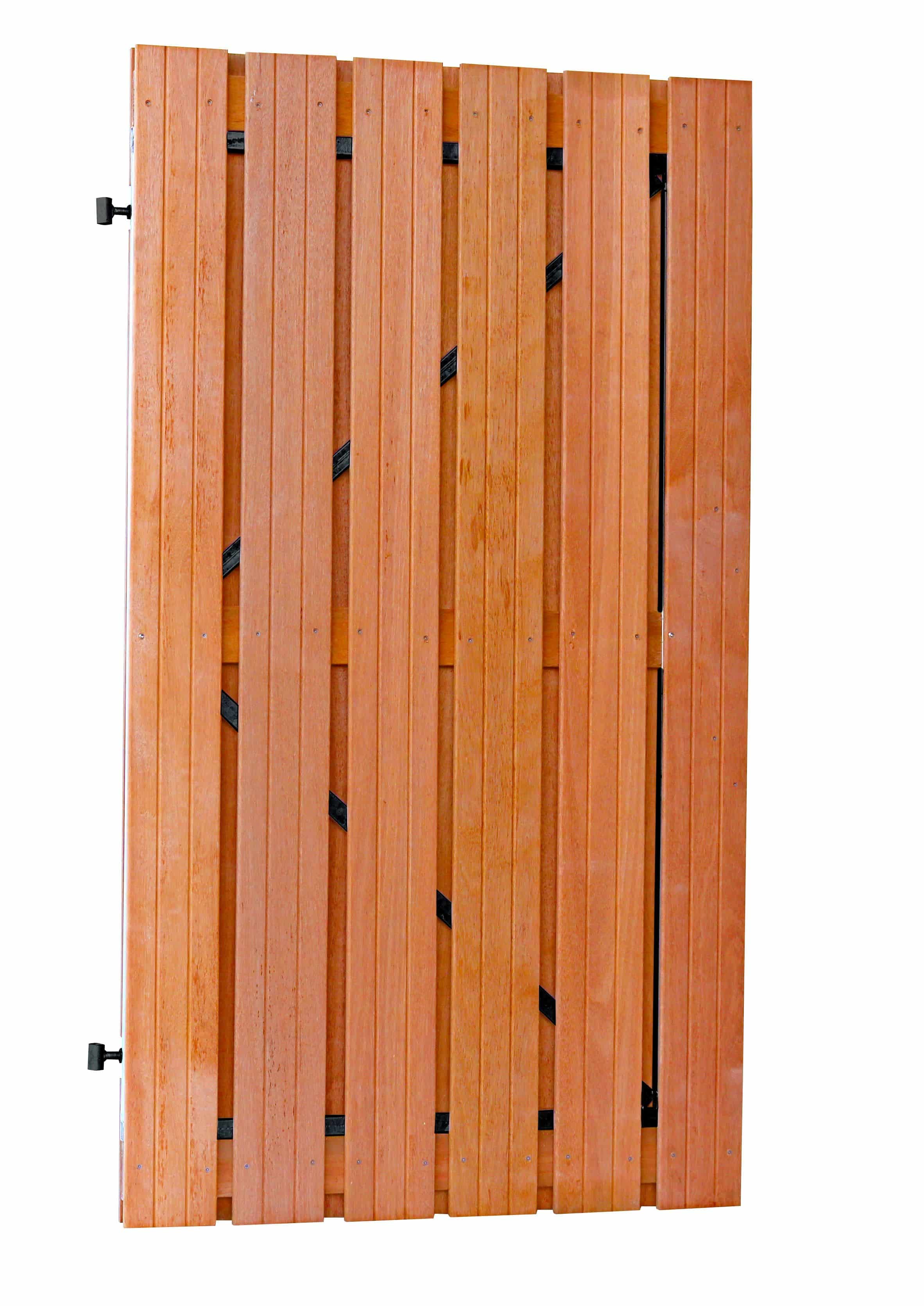 Hardhout | schuttingdeur | 100x180cm | verstelbaar frame
